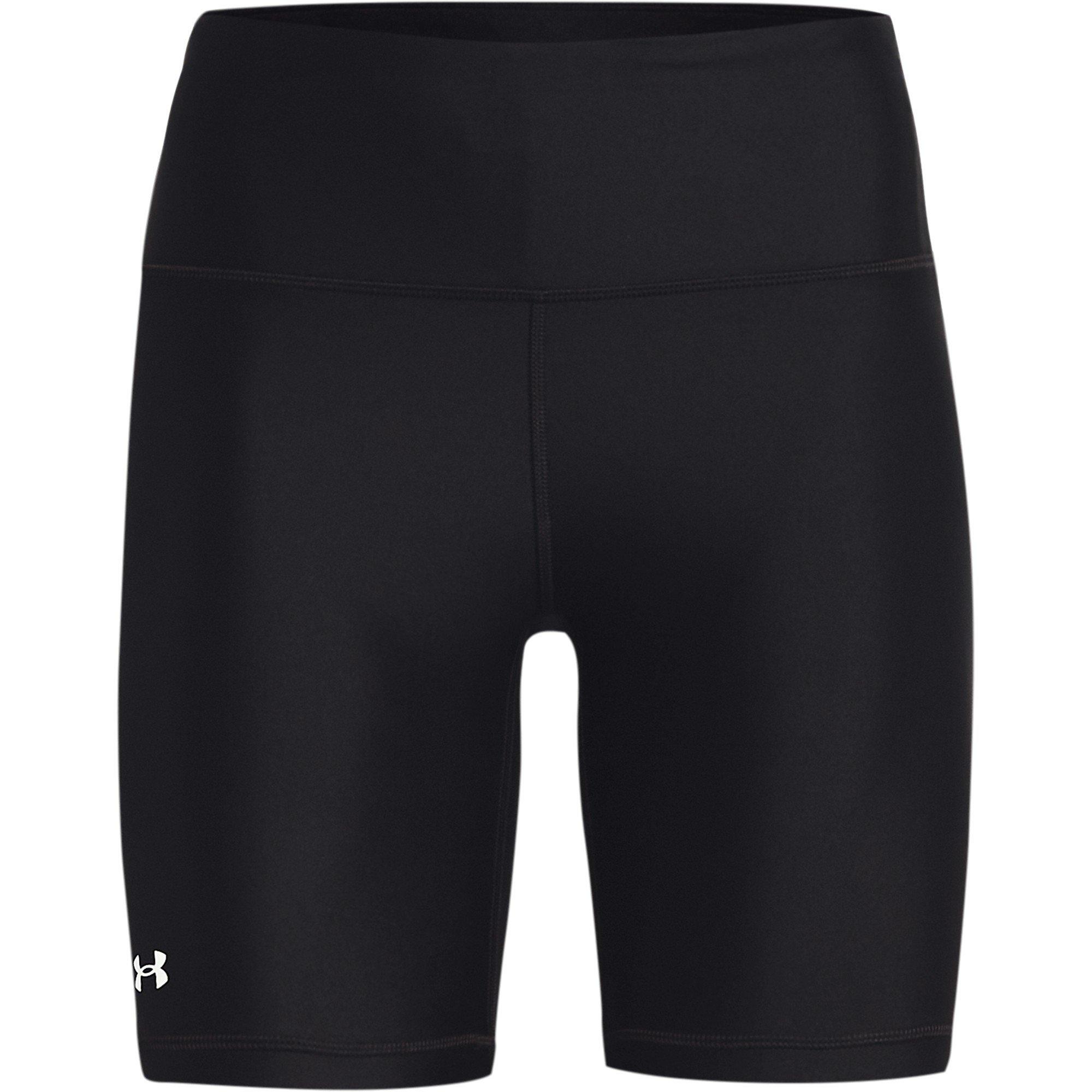 Black/White - Under Armour - Under Armour Tech Bike Short Compression Womens - 1