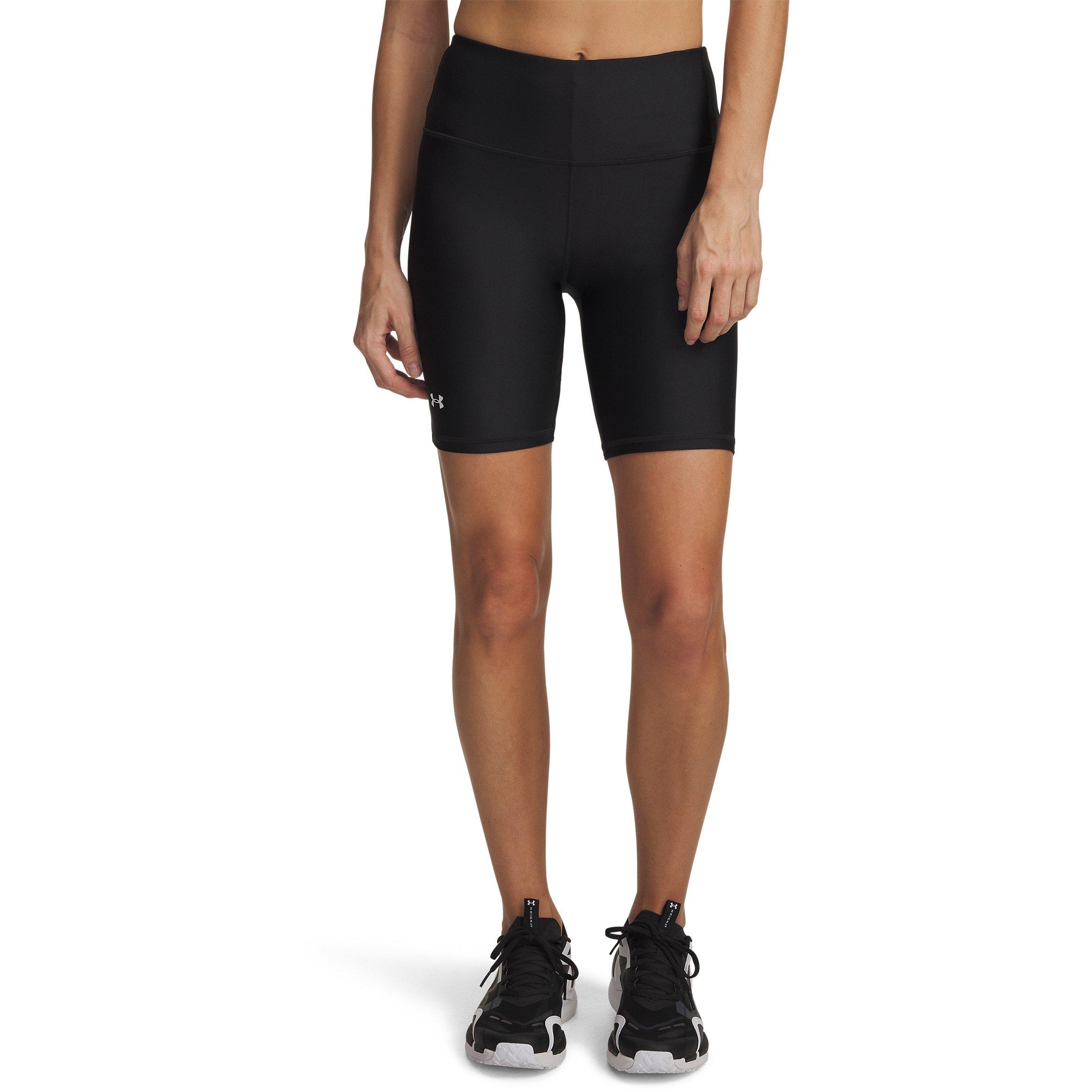 Black/White - Under Armour - Under Armour Tech Bike Short Compression Womens - 3