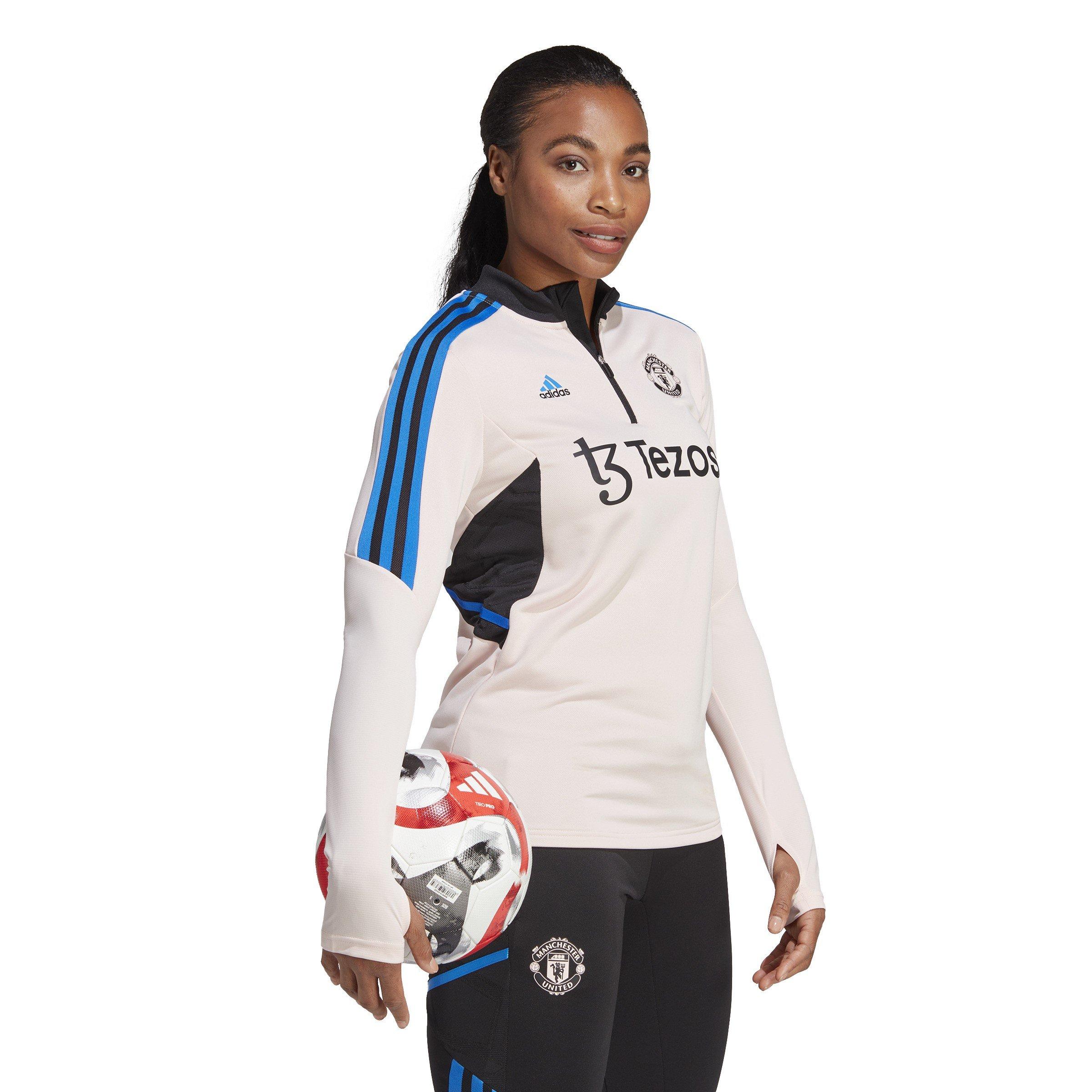 Icey Pink - adidas - Manchester United Condivo 22 Training Top Womens - 4