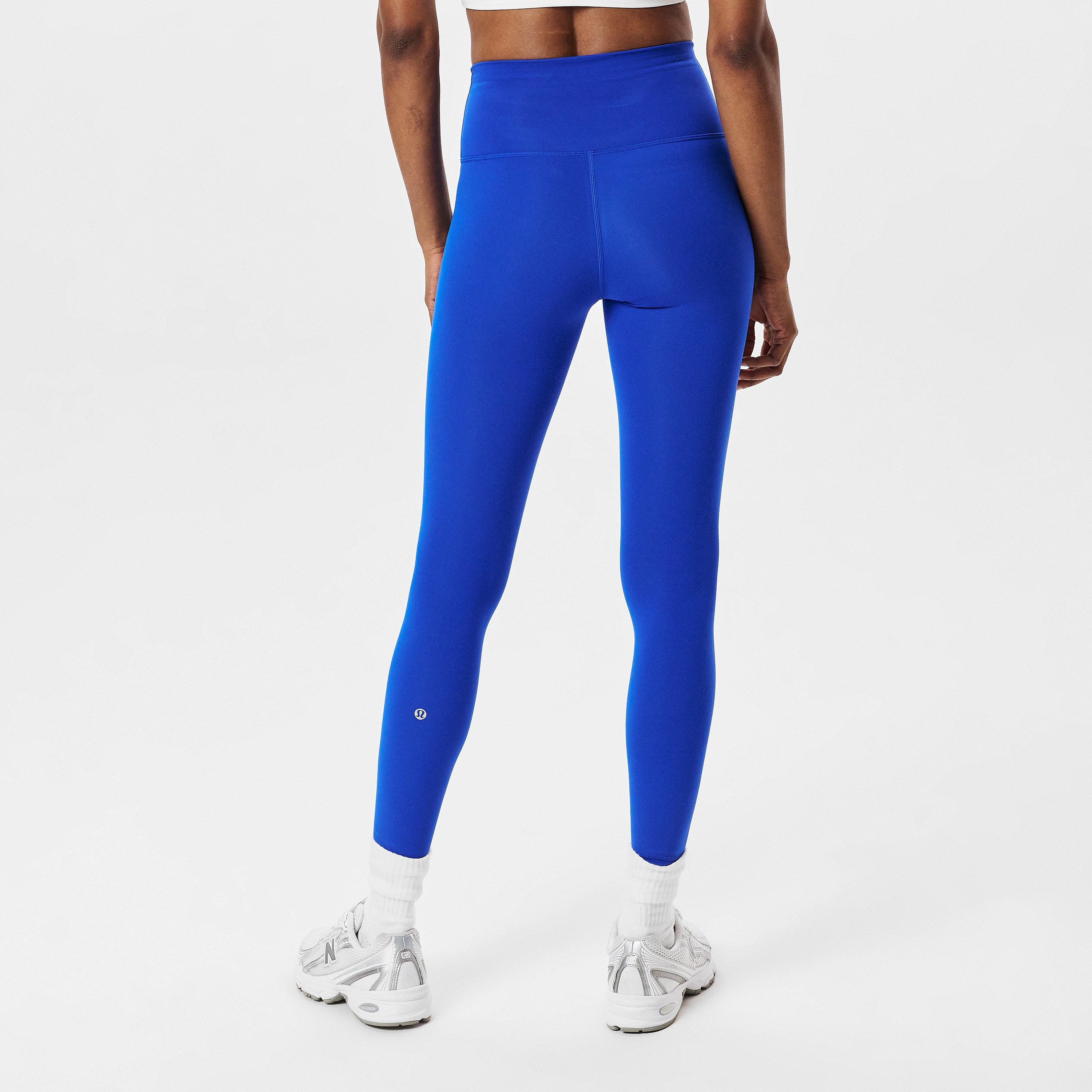 Galactic Cobalt - Lululemon - Women's Wunder Yoga Pants - 4