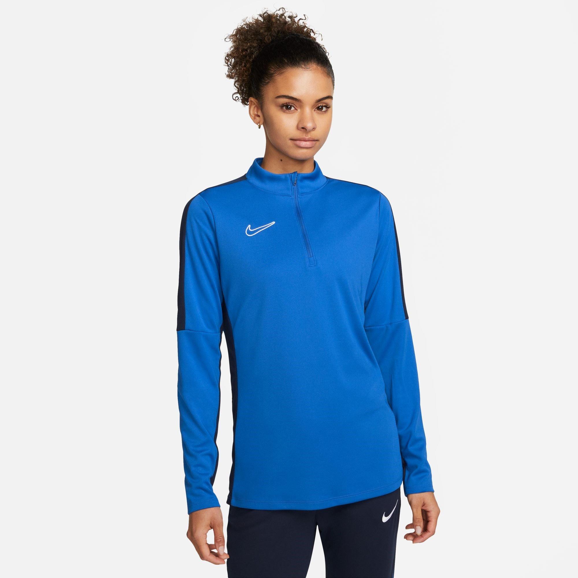 Blue/White - Nike - Academy 23 Drill Top Womens - 1