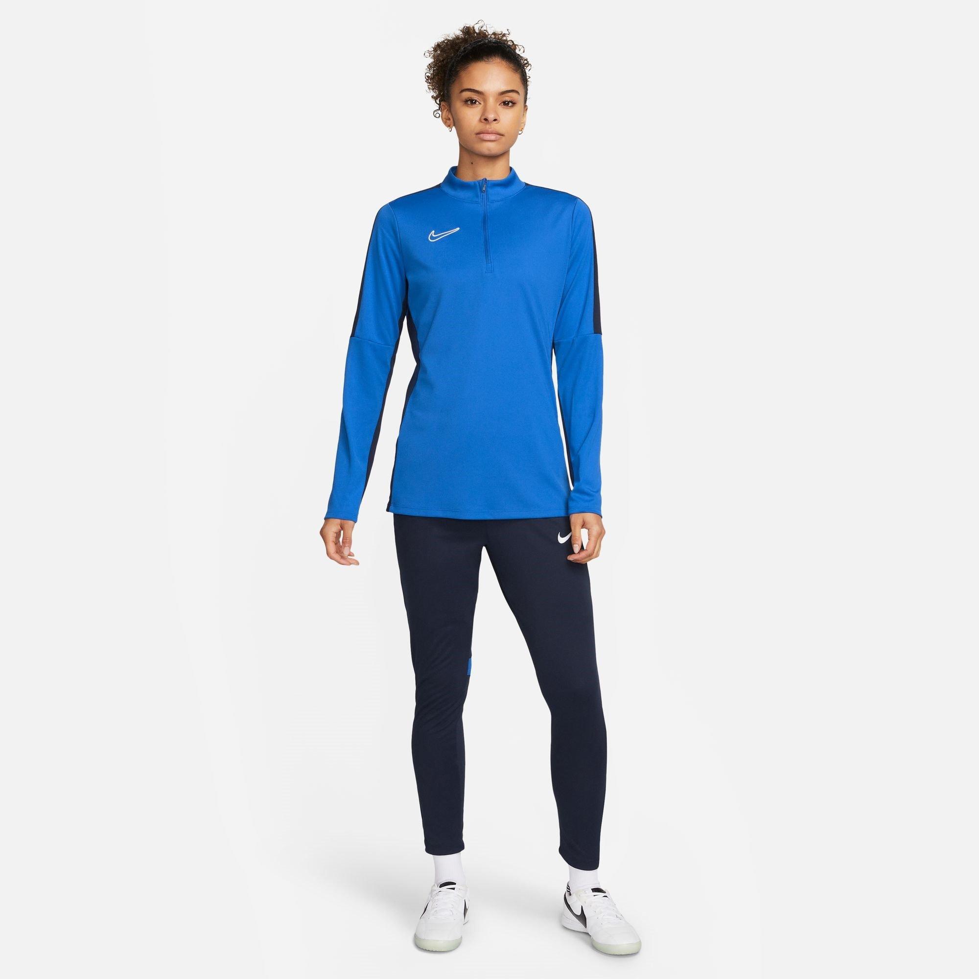 Blue/White - Nike - Academy 23 Drill Top Womens - 4
