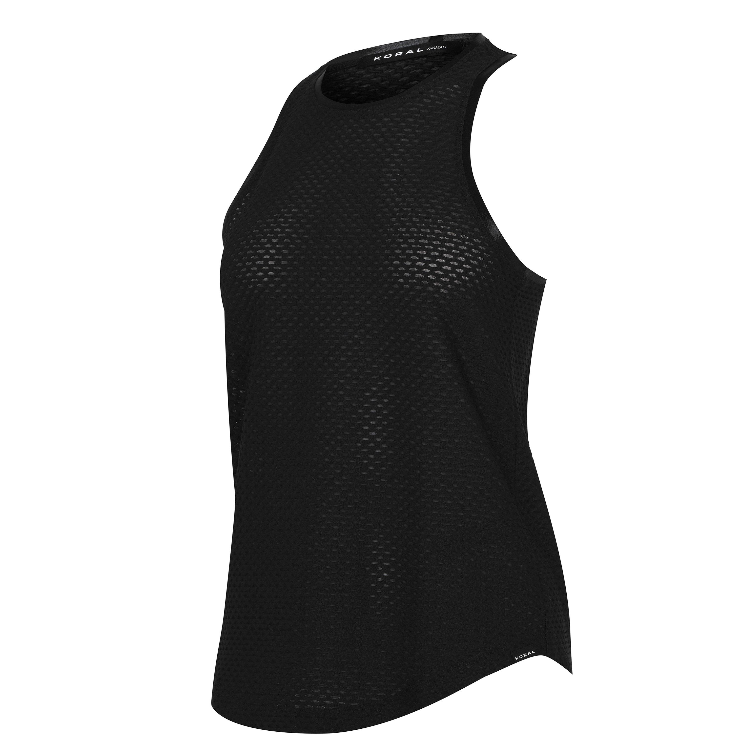 Black - Koral - Aerate Netz Tank Top - 7