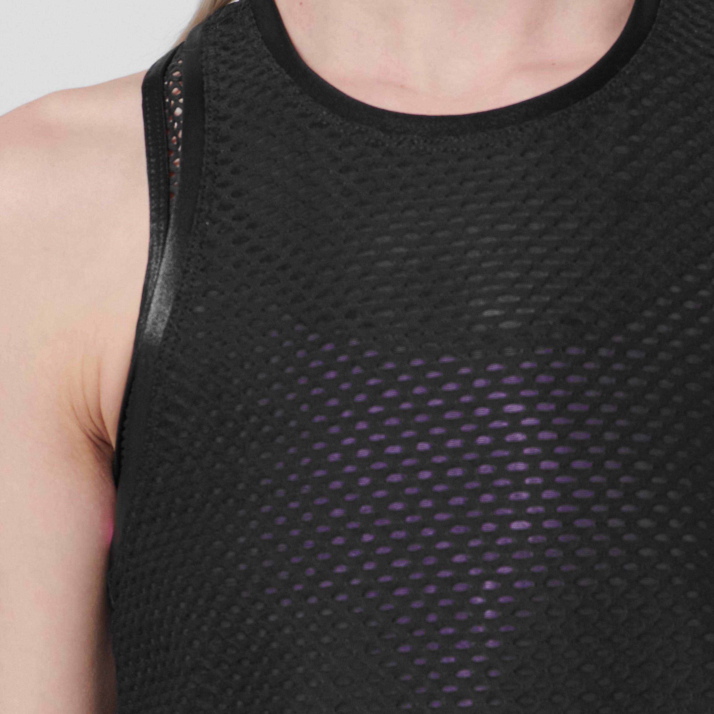 Black - Koral - Aerate Netz Tank Top - 3