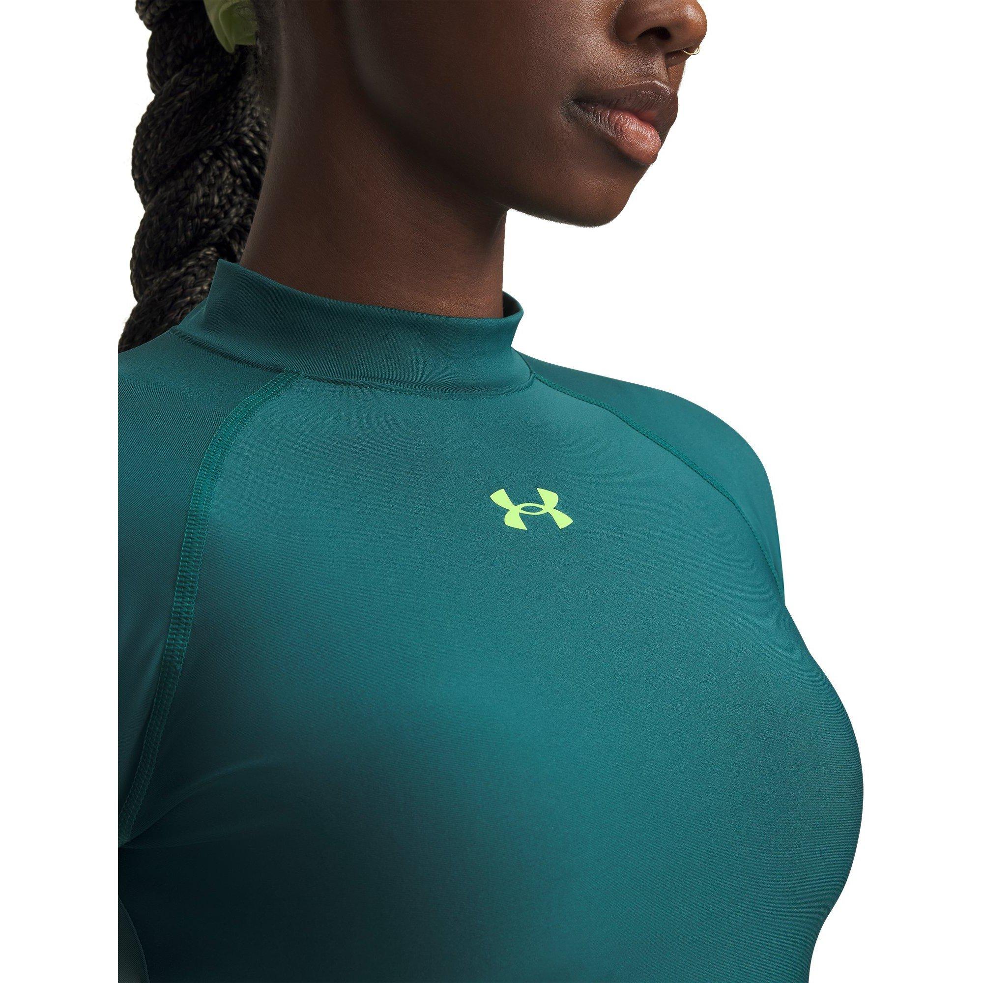 Rack Green - Under Armour - Womens HeatGear® Long Sleeve Performance Gym Top - 3