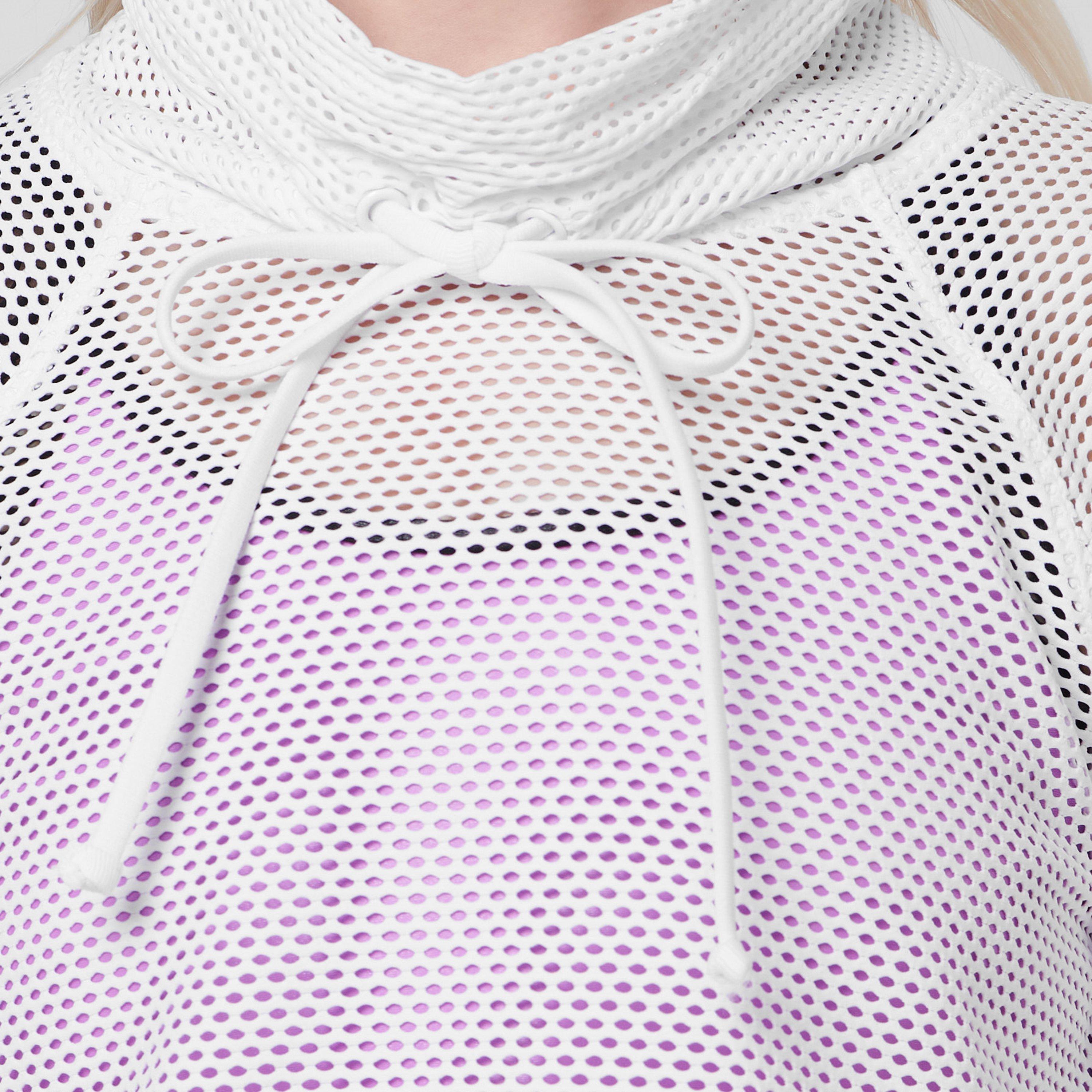 White - Koral - Pump Open Pull Over Hoodie - 5