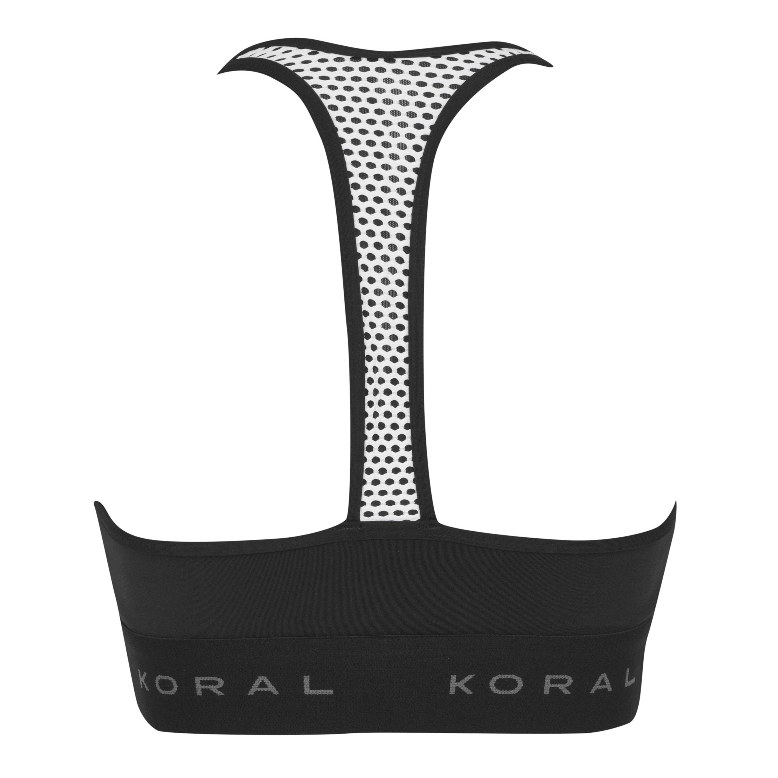 Black White - Koral - Emblem Bra - 6