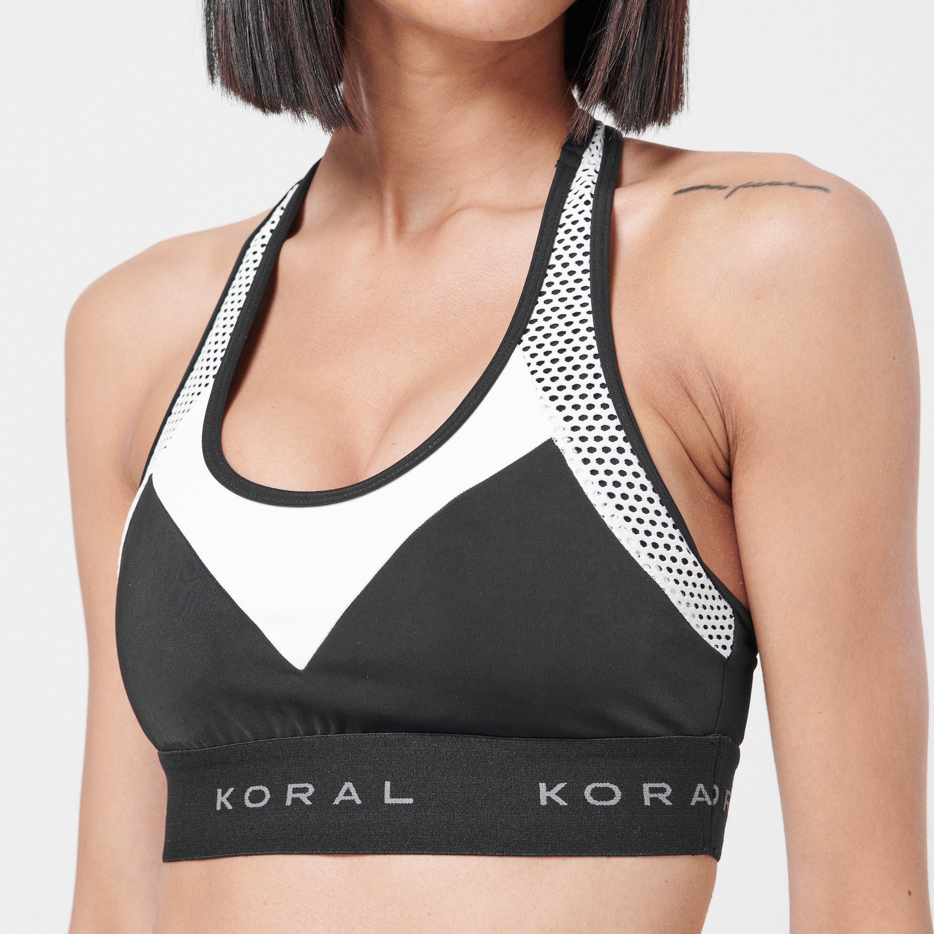 Black White - Koral - Emblem Bra - 5