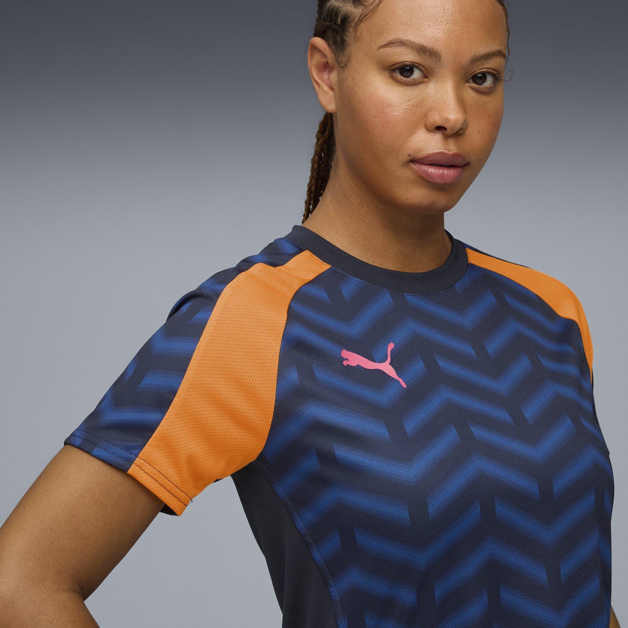 Navy/Orange - Puma - Blaze Training T-Shirt Womens - 3