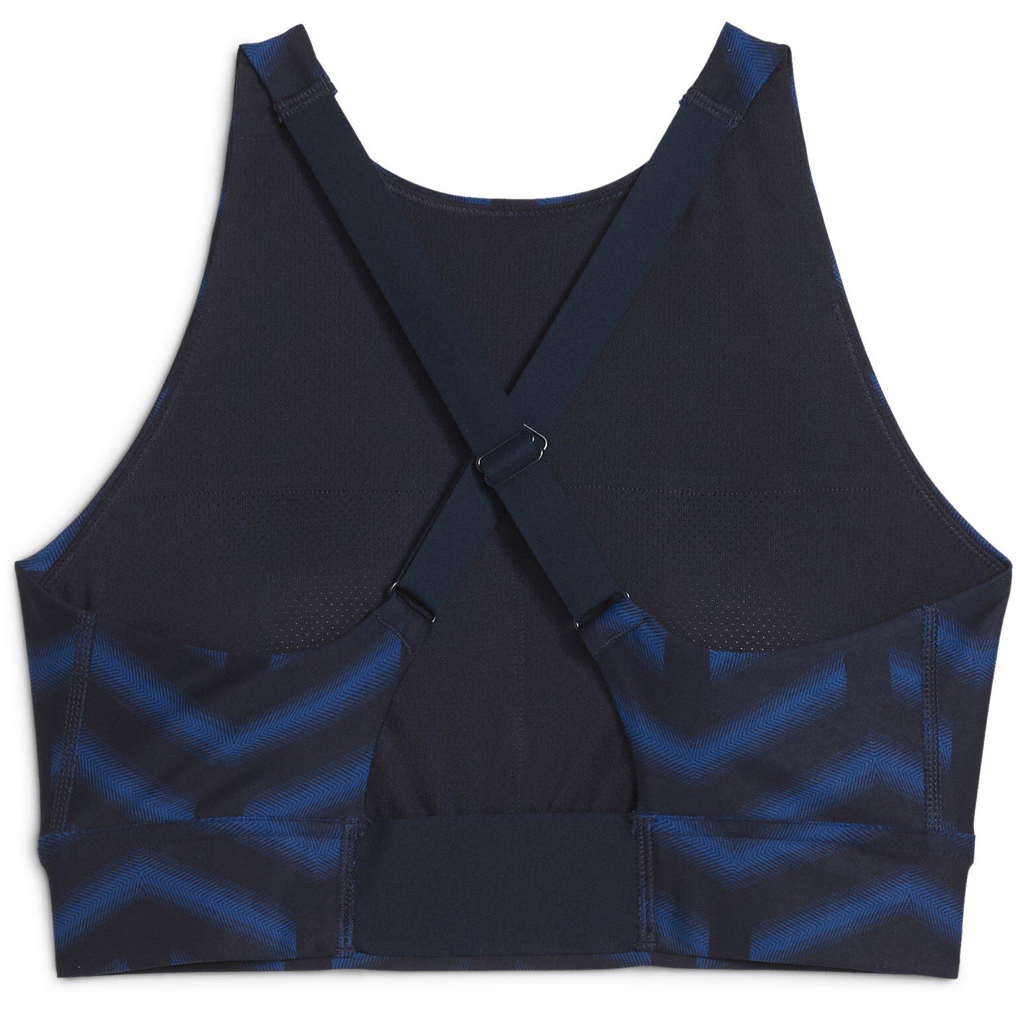 Navy/Orange - Puma - Blaze Training Bra Womens - 2