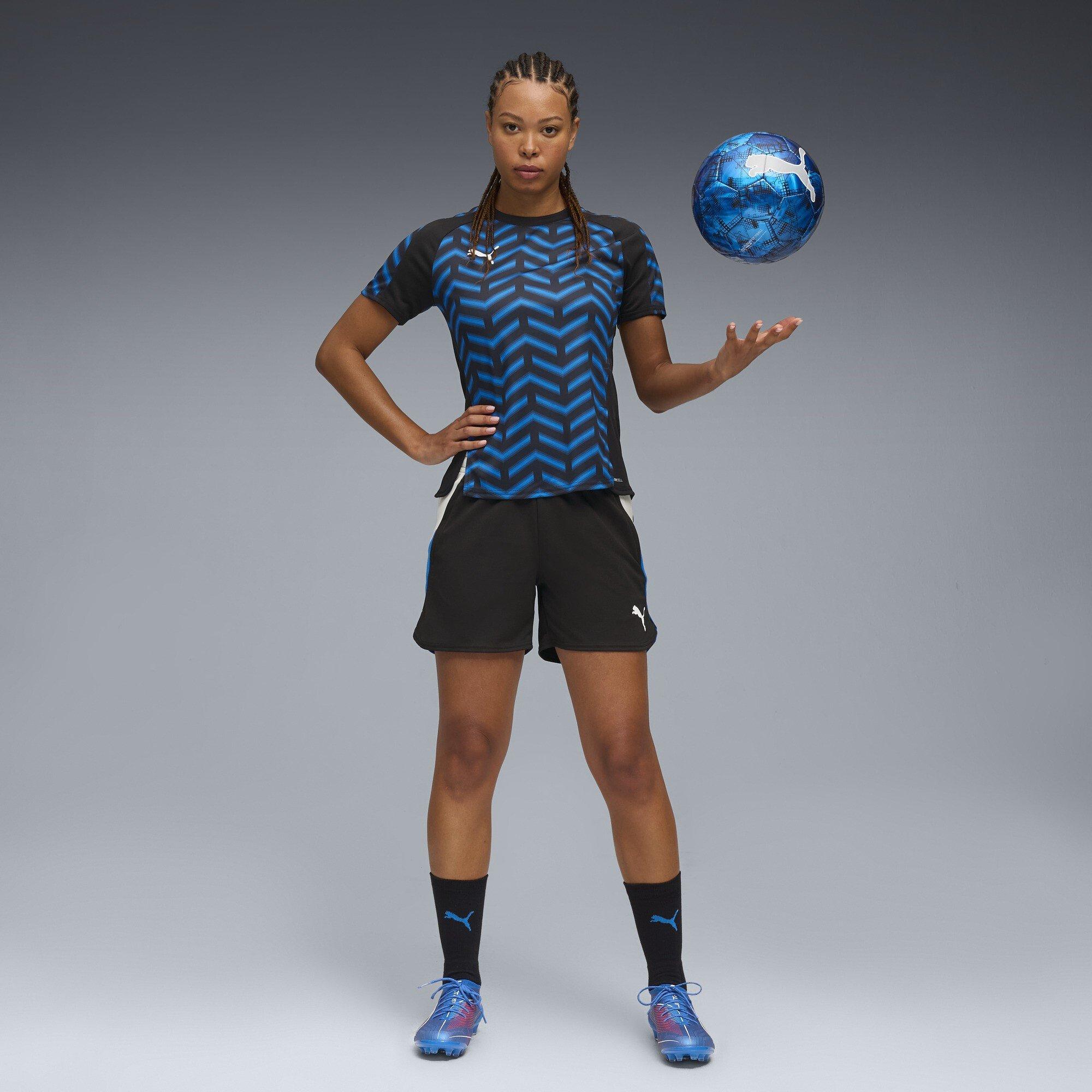 Black/Blue - Puma - Blaze Training Shorts Womens - 7