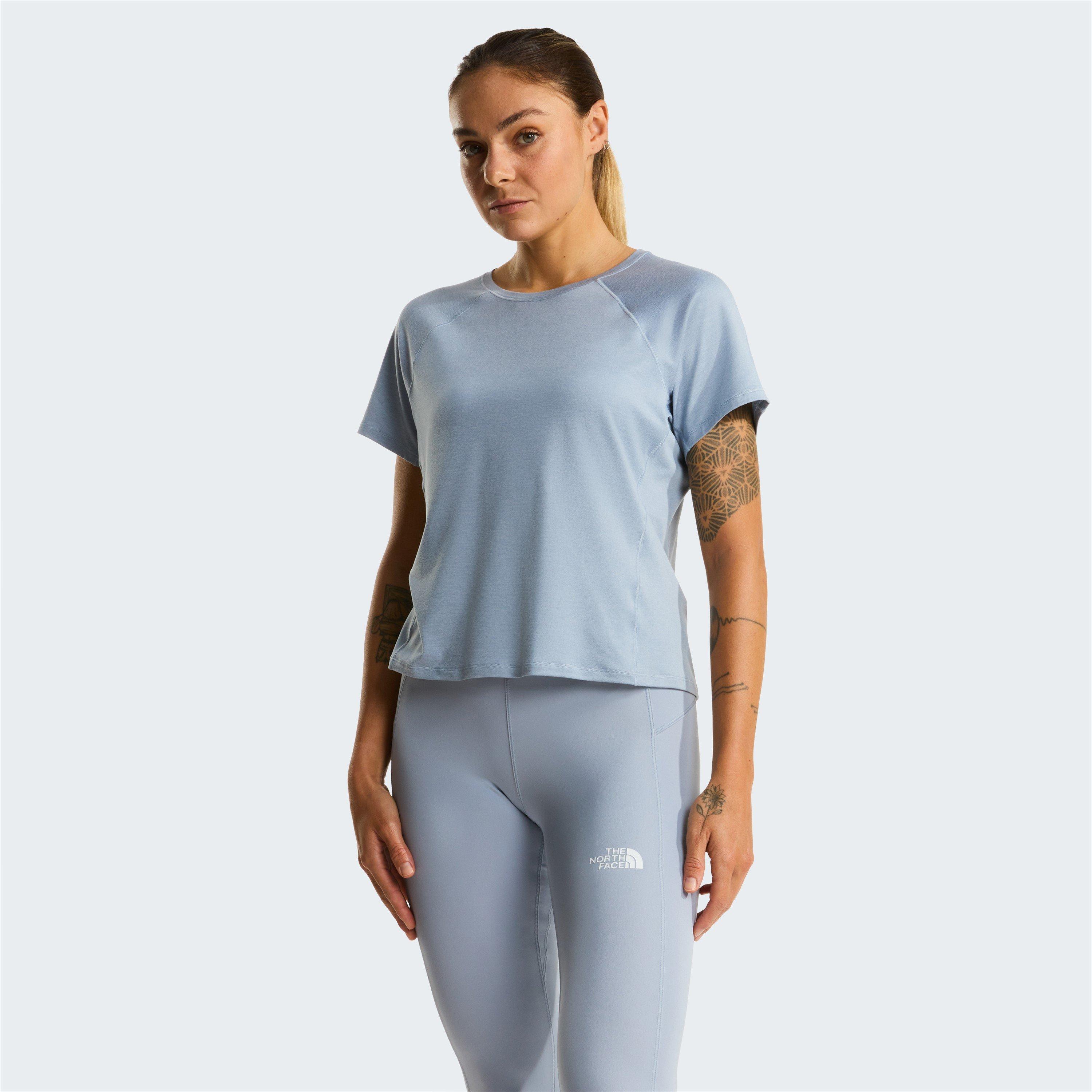 Frost Grey - The North Face - TNF Jaida Short Sleeve Tee Womens - 3