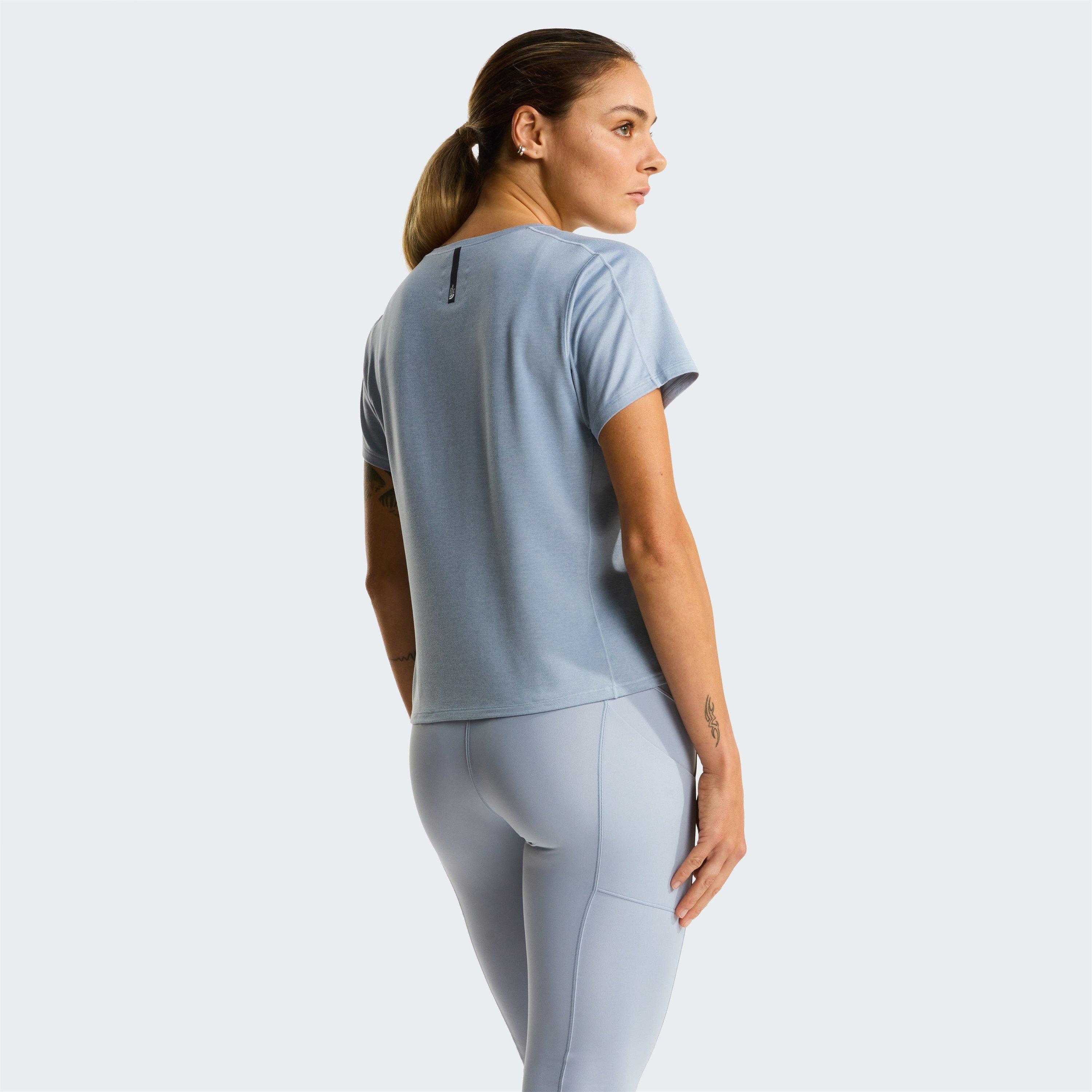 Frost Grey - The North Face - TNF Jaida Short Sleeve Tee Womens - 4