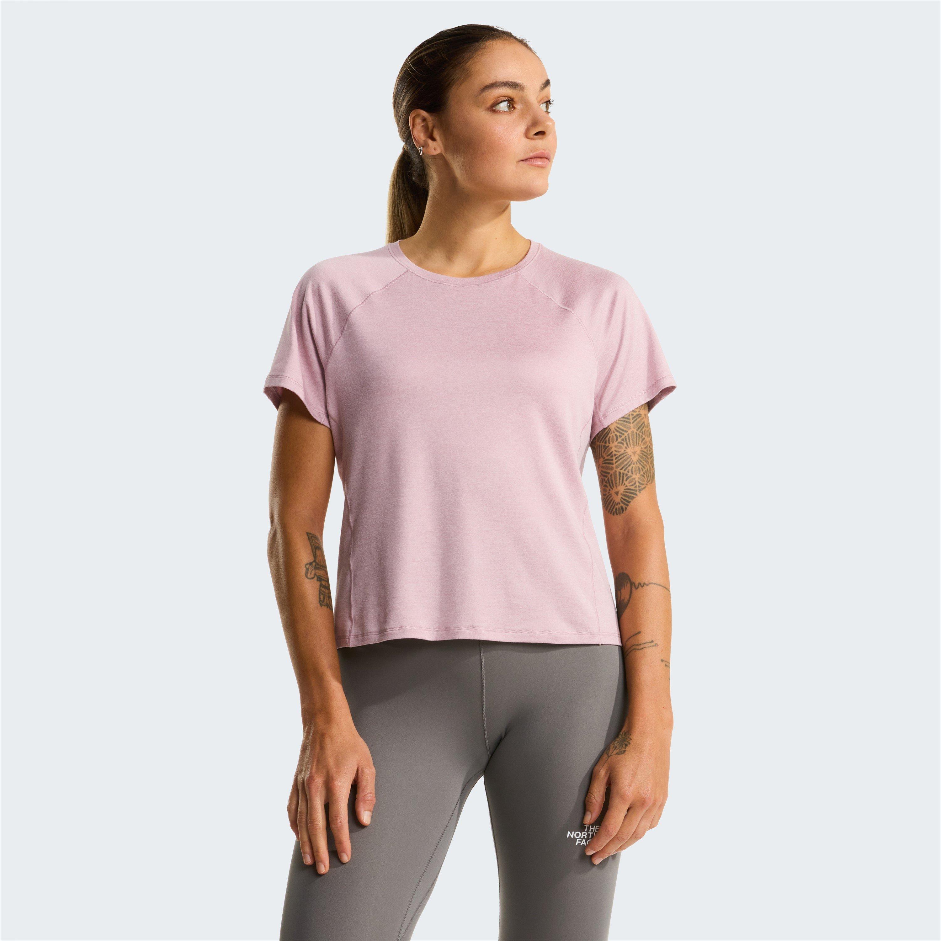 Metal Pink - The North Face - TNF Jaida Short Sleeve Tee Womens - 3