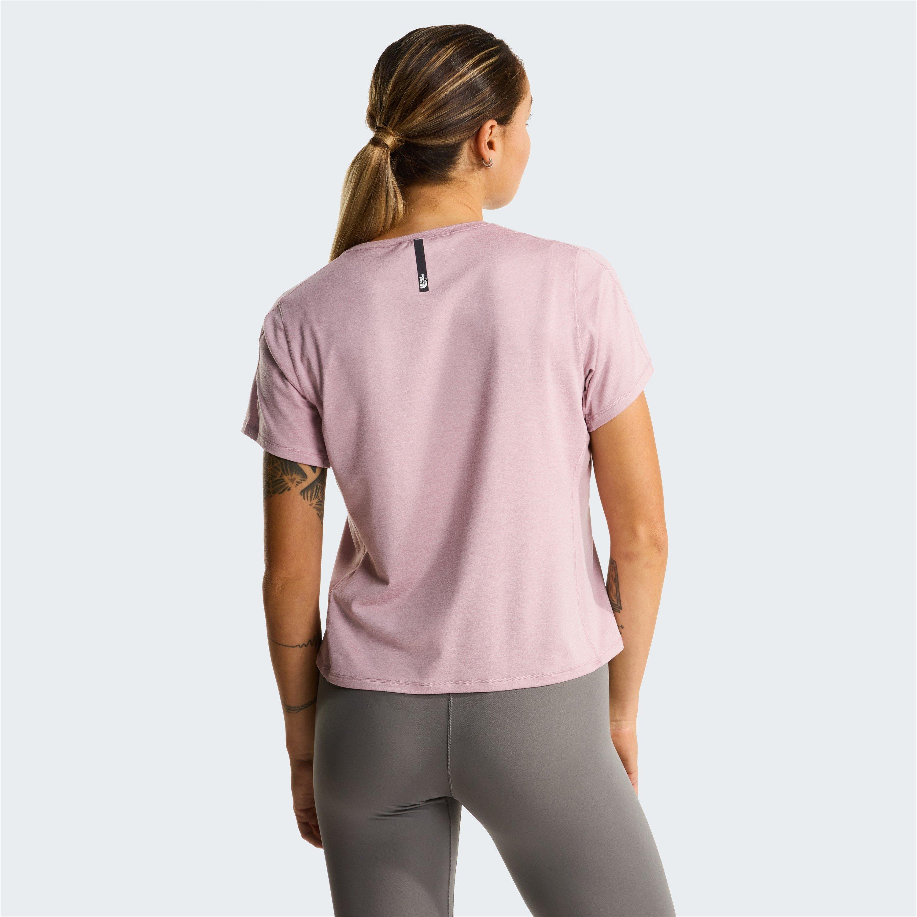 Metal Pink - The North Face - TNF Jaida Short Sleeve Tee Womens - 4