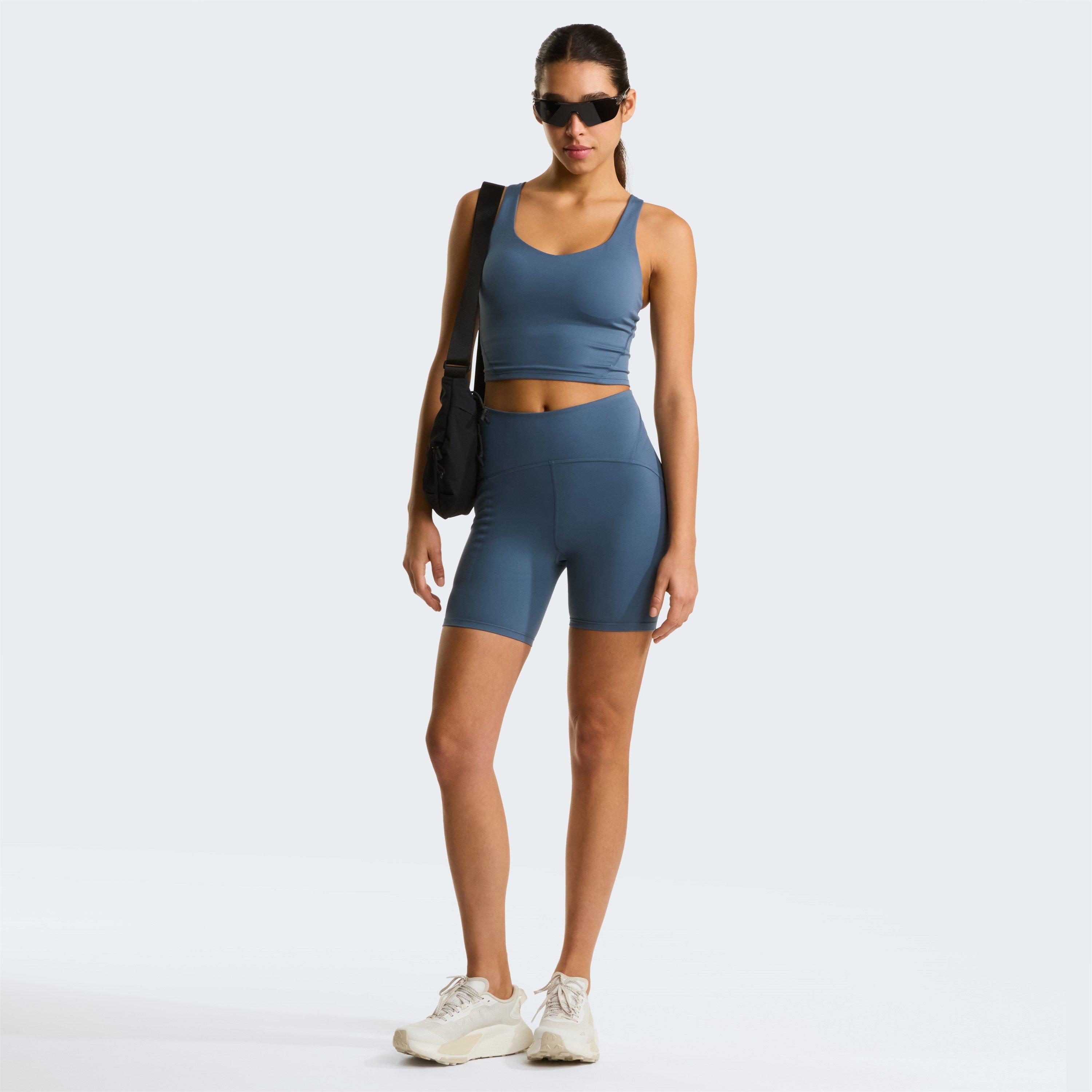 Granite Grey - The North Face - Womens Jaida Pocket Performance Gym Shorts - 6