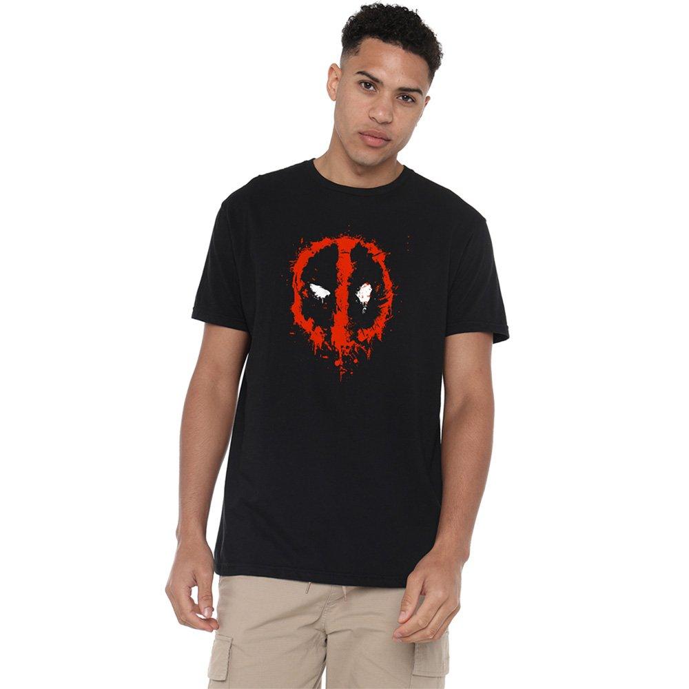 Black - Deadpool - Deadpool Paint Logo Unisex T-Shirt Black - 1