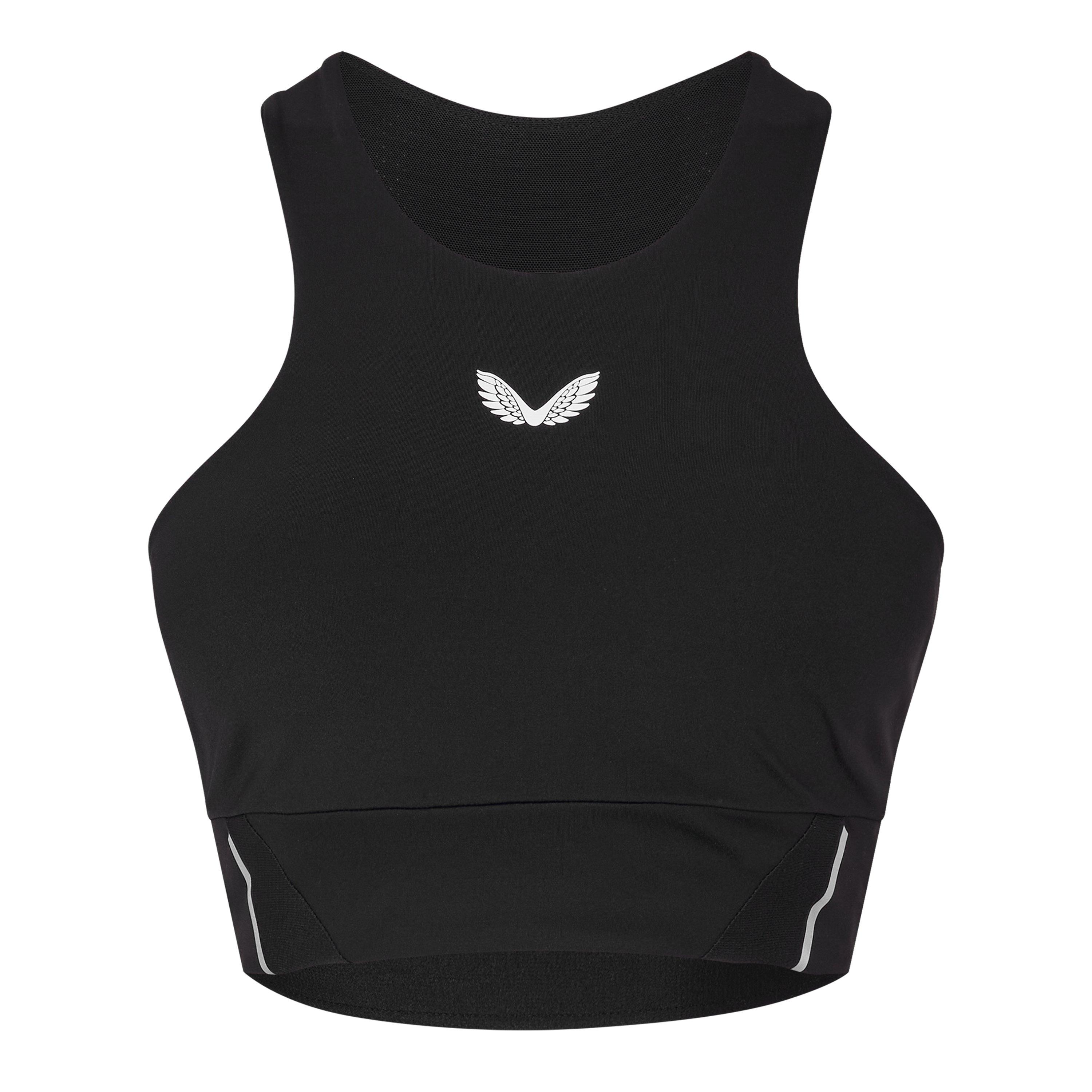 Caviar Black - Castore - Women's Medium Impact Non Wired Sports Bra - 1