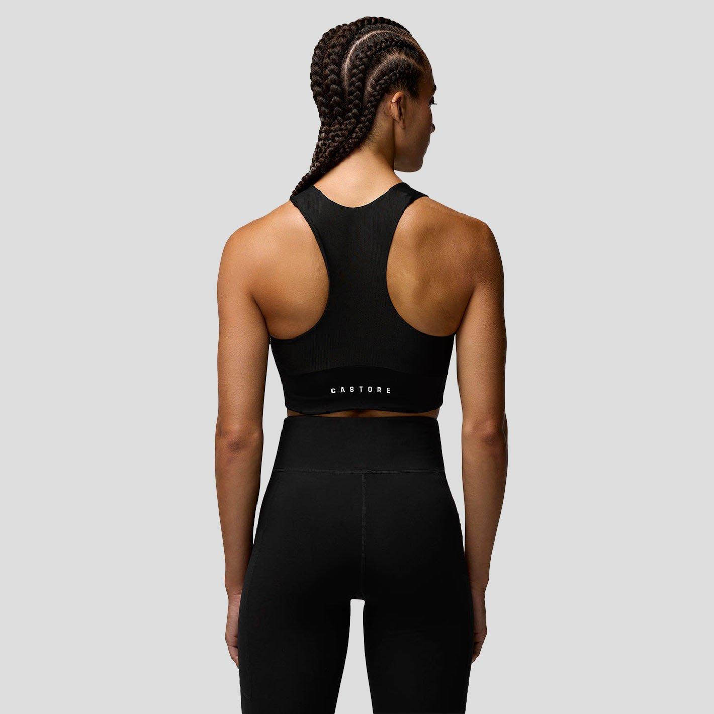 Kaviar Schwarz - Castore - Women's Medium Impact Non Wired Sports Bra - 4