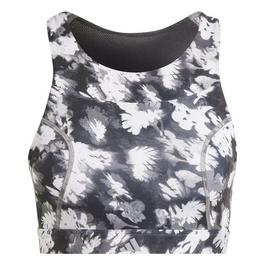 adidas Run All Over Print Medium Impact Sports Bra