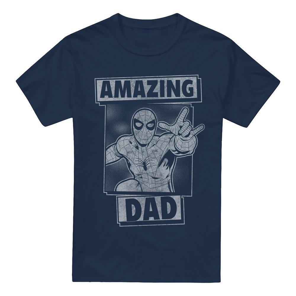 Navy - Spiderman - Spider Man FatherS Day Amazing Dad Mono Mens T-Sh - 4