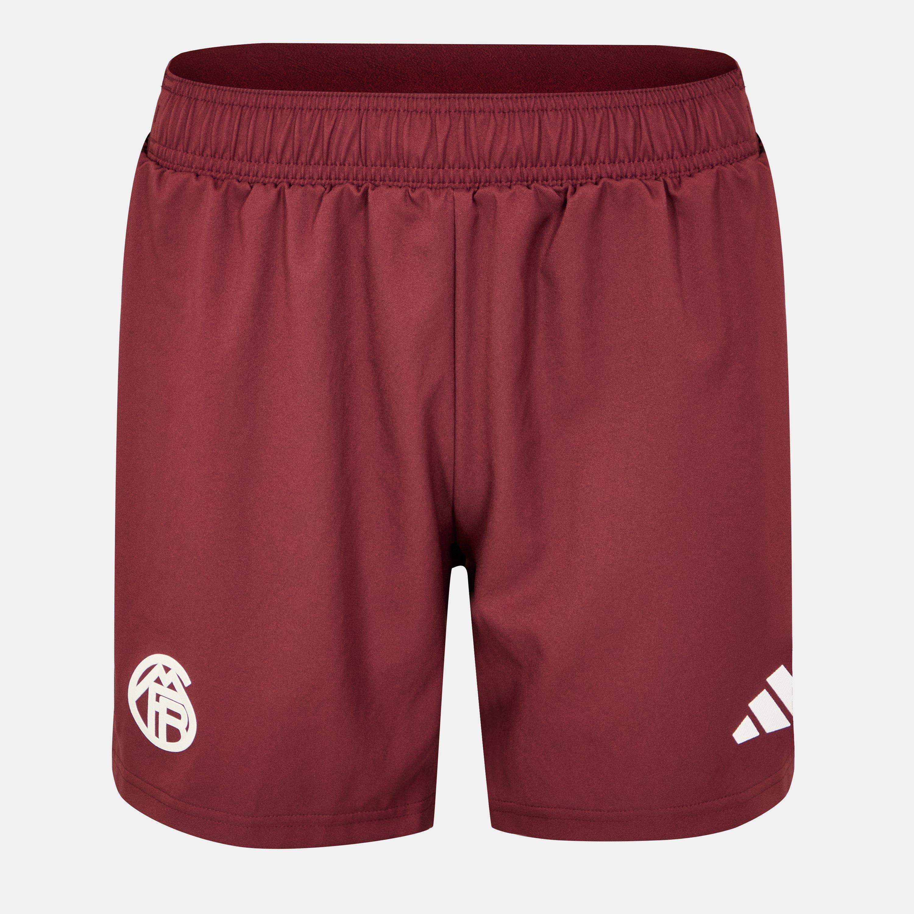 Red - adidas - Bayern Munich Third Shorts 2023 2024 Womens - 1