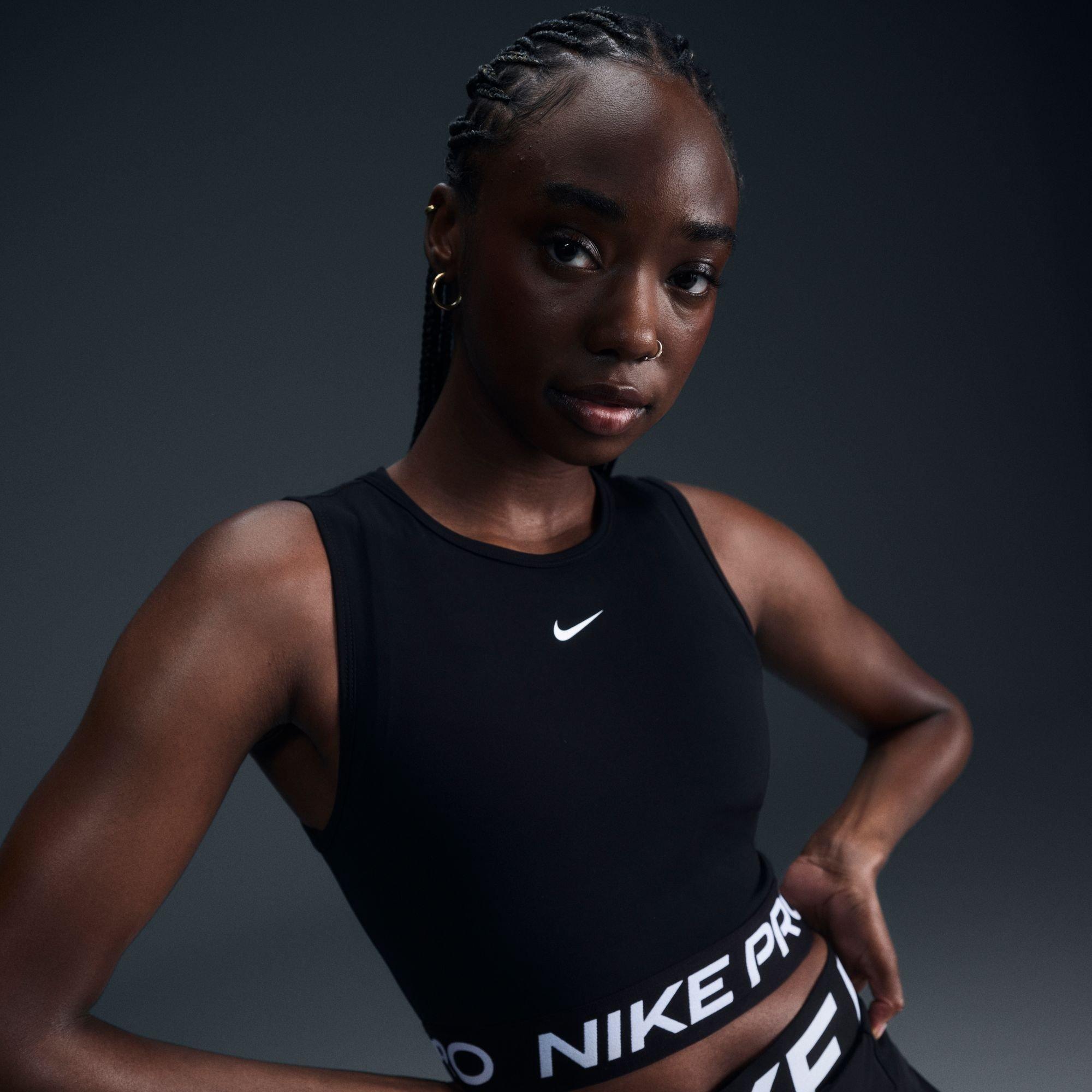 Black/White - Nike - Nike Pro Tank Ld00 - 1
