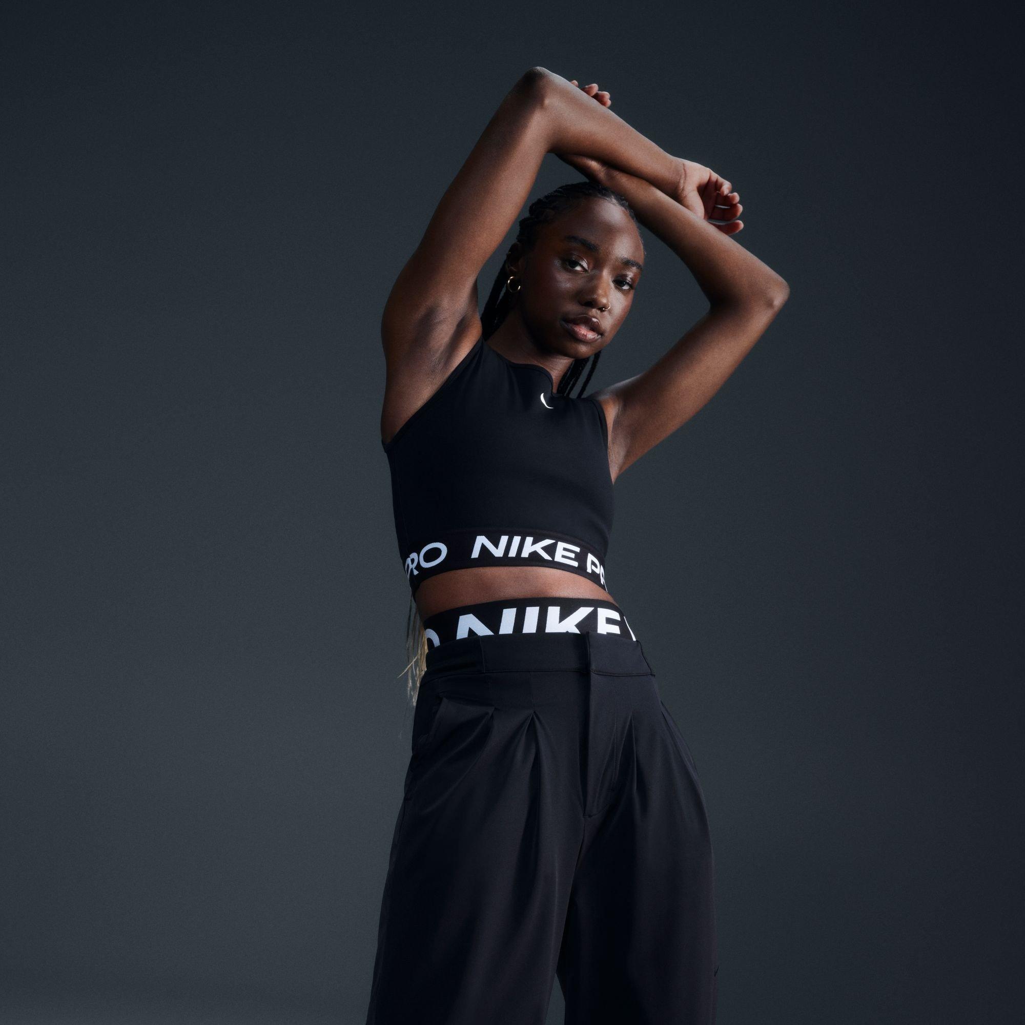 Black/White - Nike - Nike Pro Tank Ld00 - 3