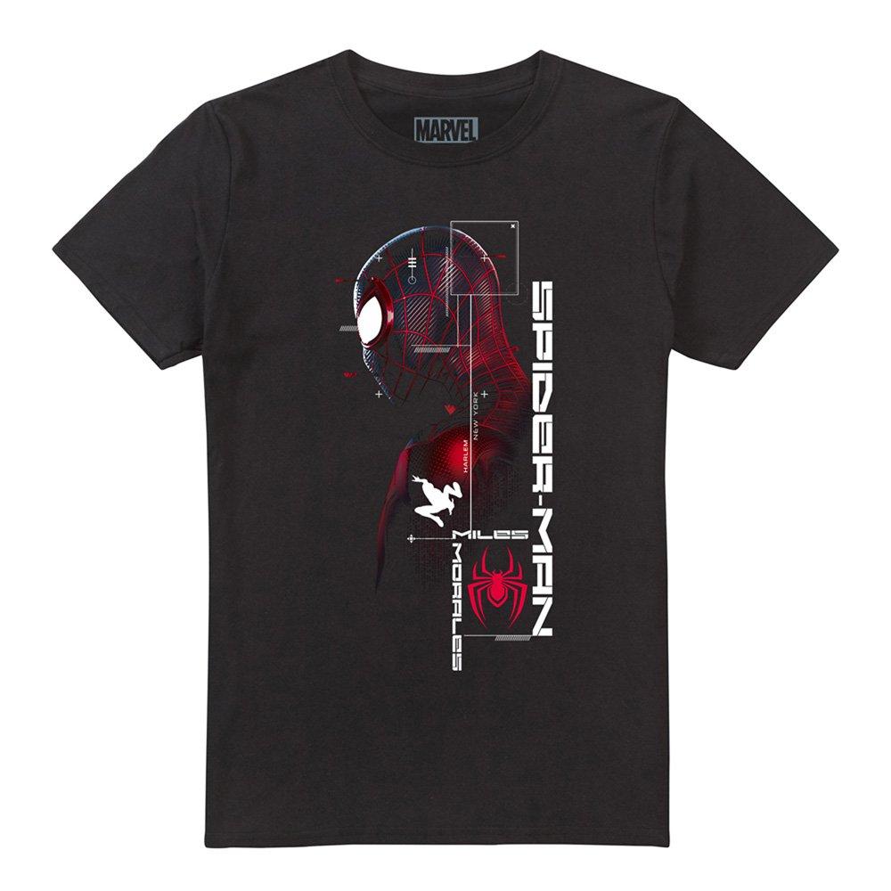 Black - Spiderman - Spiderman Miles Morales Mens T-Shirt Black - 4