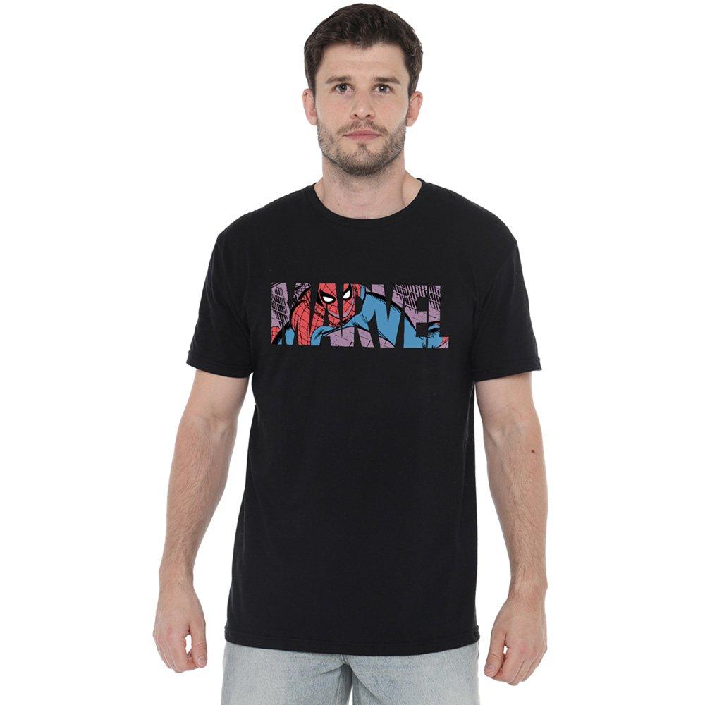 Black - Spiderman - Spiderman Window Mens T-Shirt Black - 1