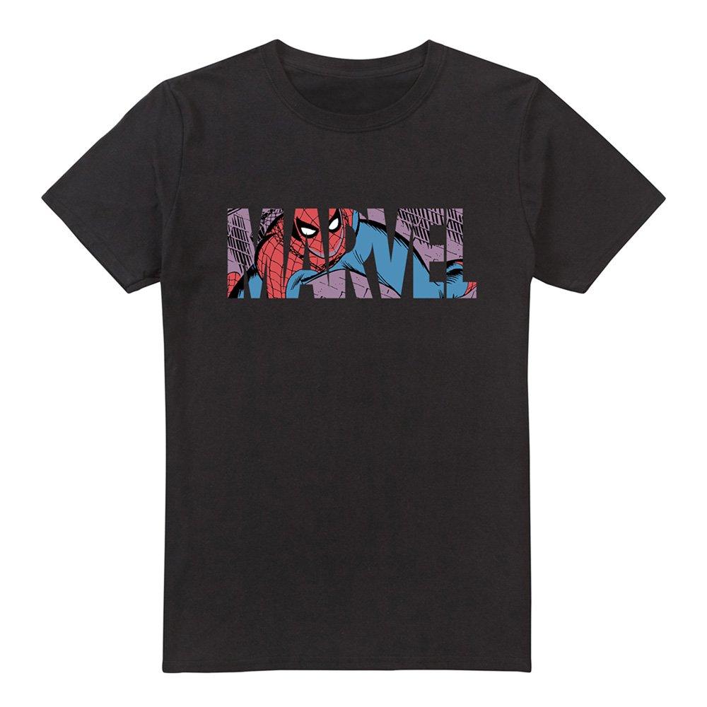 Black - Spiderman - Spiderman Window Mens T-Shirt Black - 4