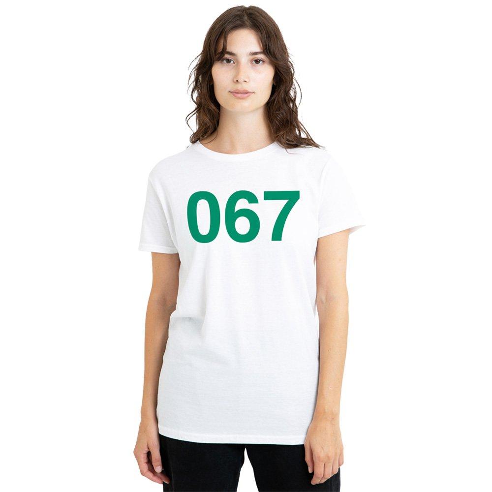 Squid Game Squid Game Player 067 Ladies T Shirt White