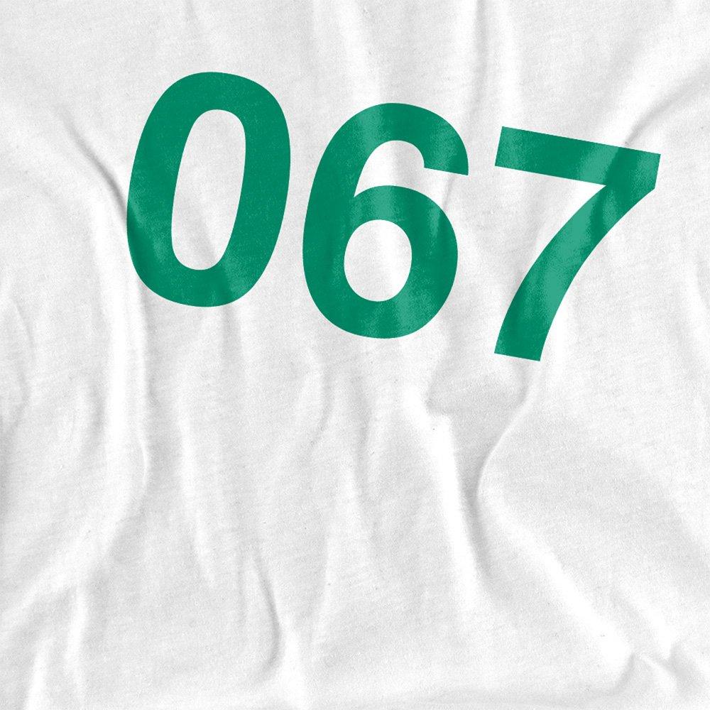 White - Squid Game - Squid Game Player 067 Ladies T Shirt White - 2