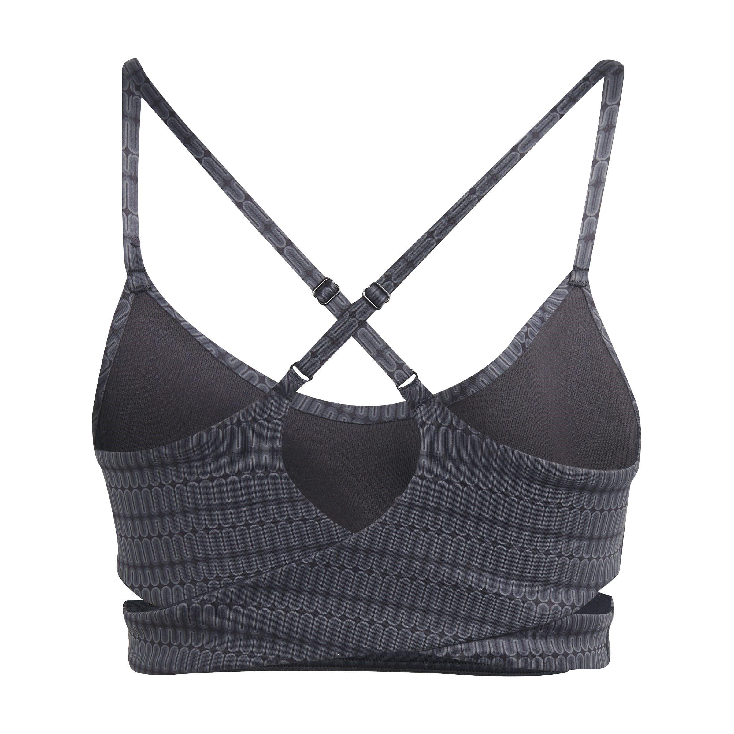 Grau - adidas - Yoga Studio Light Support Bra Womens - 2