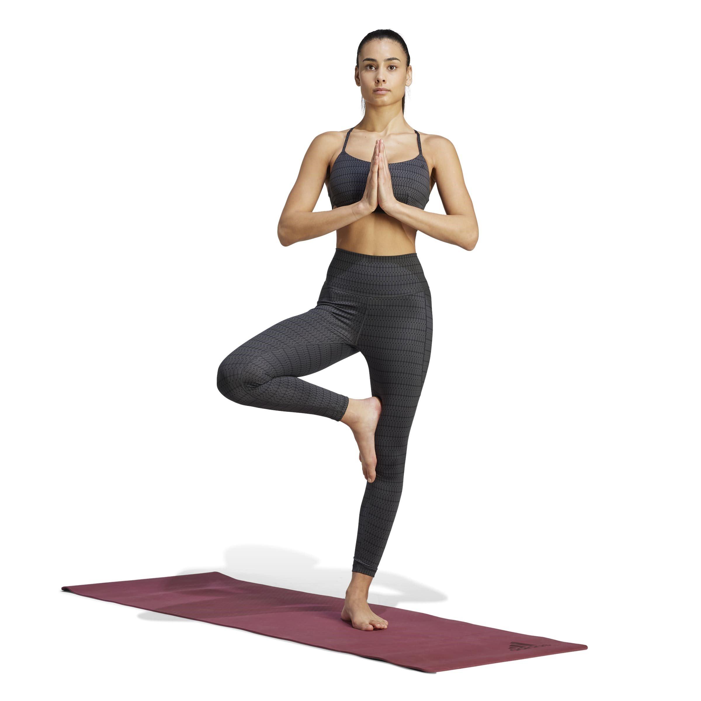 Grau - adidas - Yoga Studio Light Support Bra Womens - 5