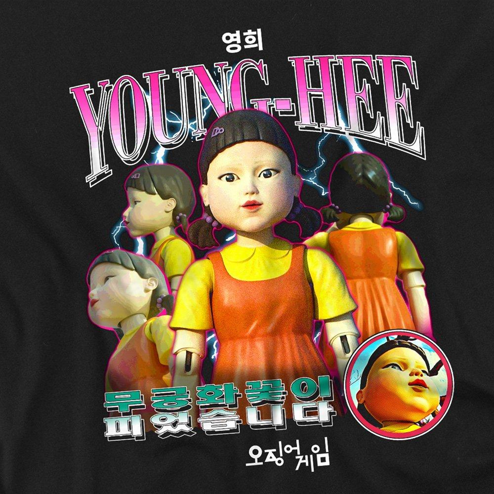 Black - Squid Game - Squid Game Season Two Young-Hee Bootleg Long Sleev - 2