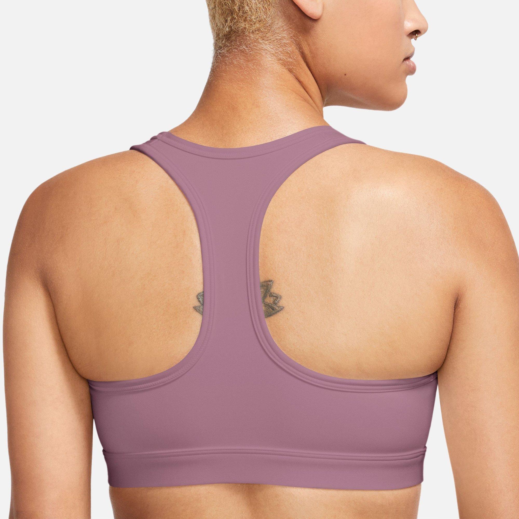 Plum Dust/Pink - Nike - Swoosh Medium Support Womens Padded Sports Bra - 2