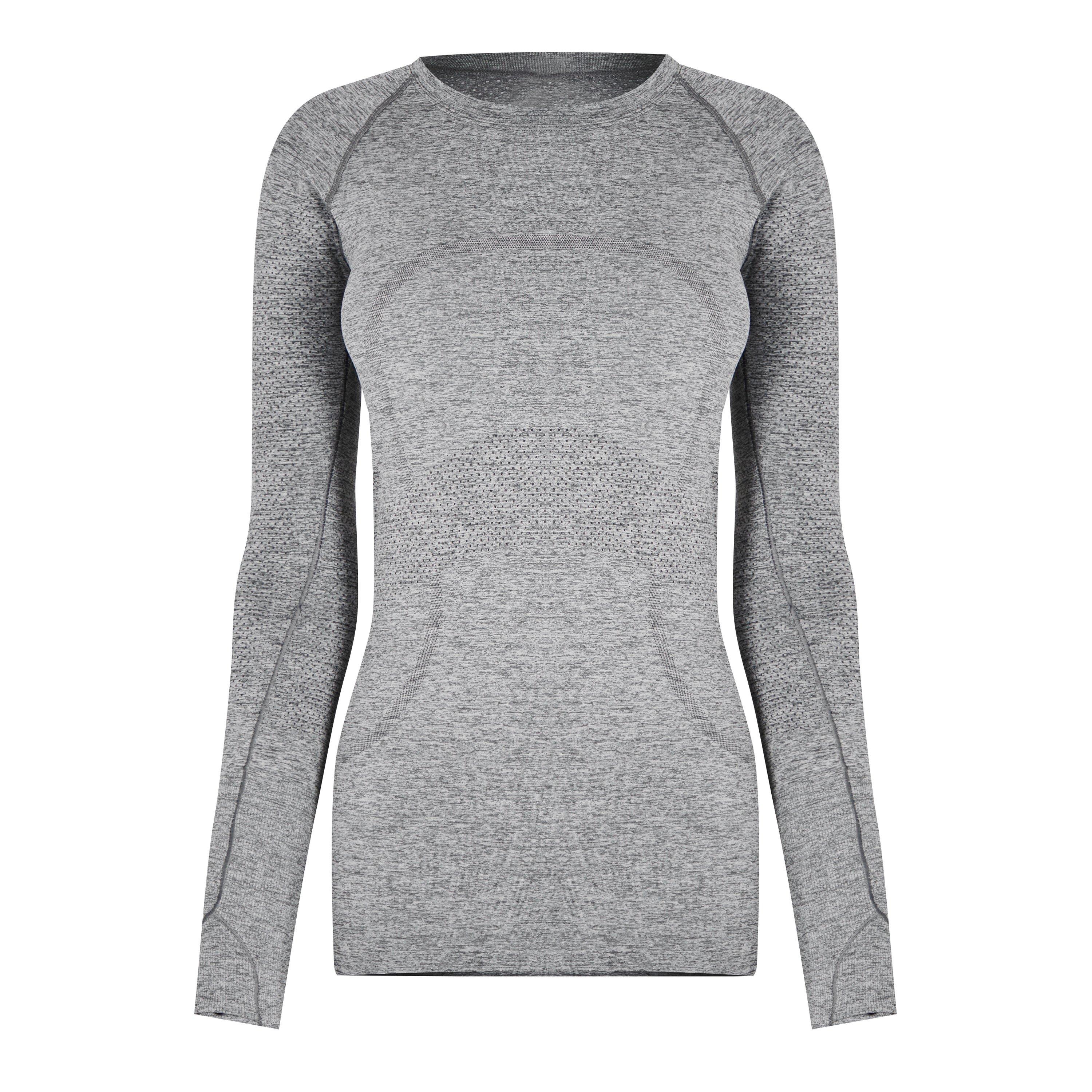 Slate/White - Lululemon - Women's Swiftly Tech Long-Sleeve Performance Gym Top - 5