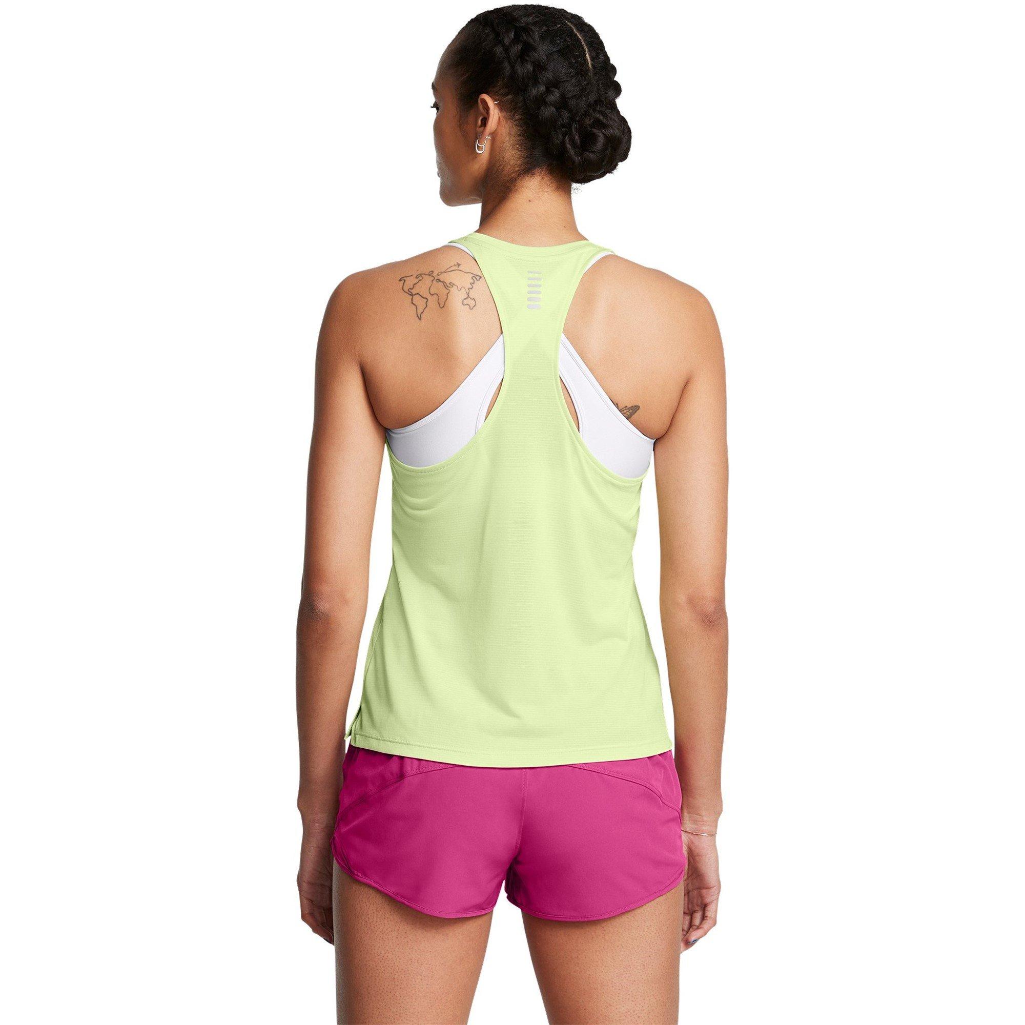 Vert - Under Armour - Armour Ua Launch Singlet Gym Vest Womens - 4