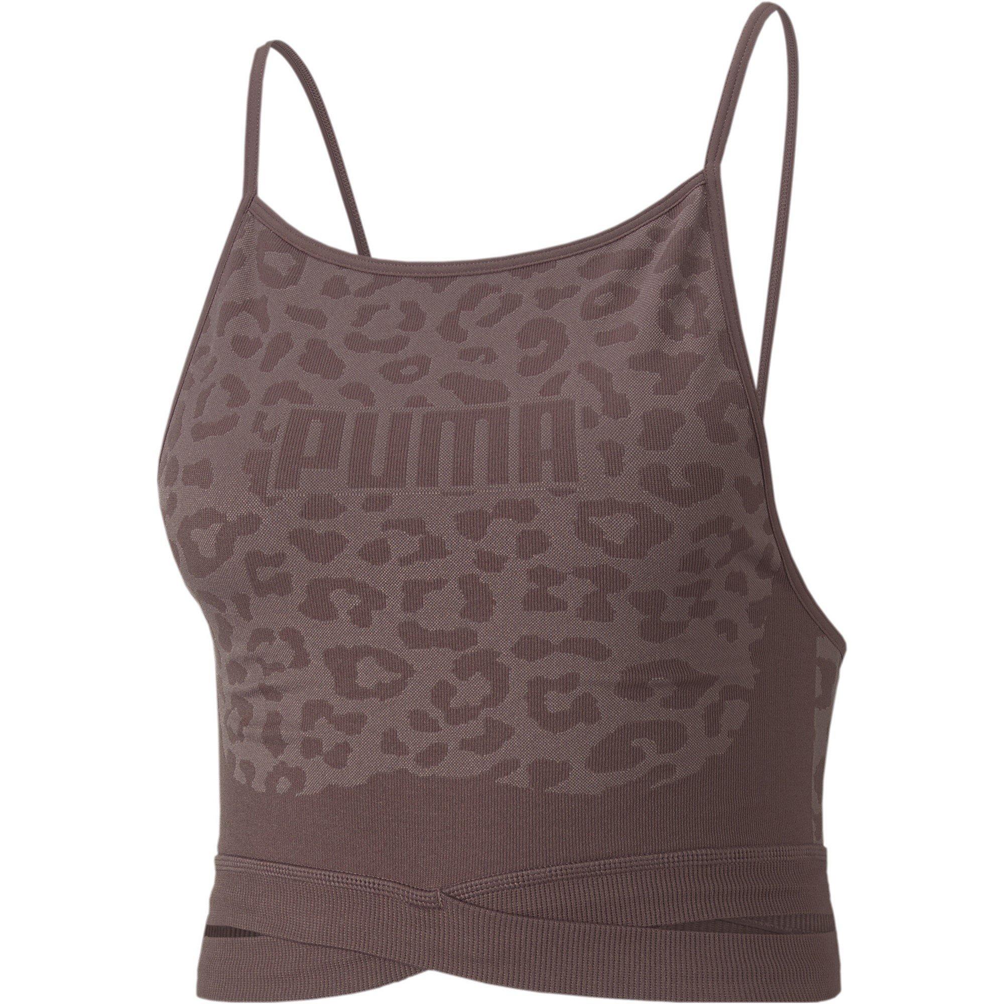 Plum-Leo Print - Puma - Formknit Midline Sports Bra - 1