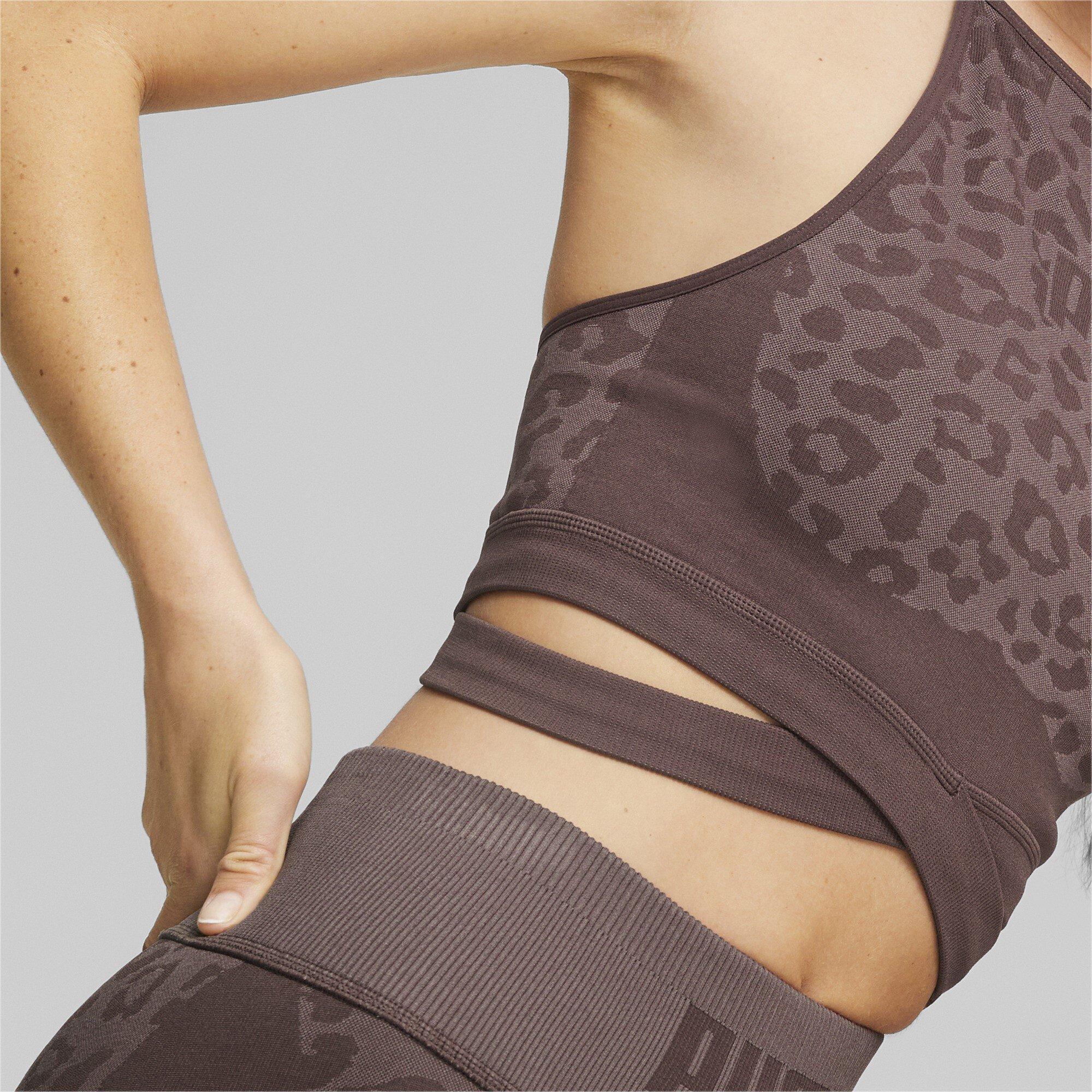 Plum-Leo Print - Puma - Formknit Midline Sports Bra - 3
