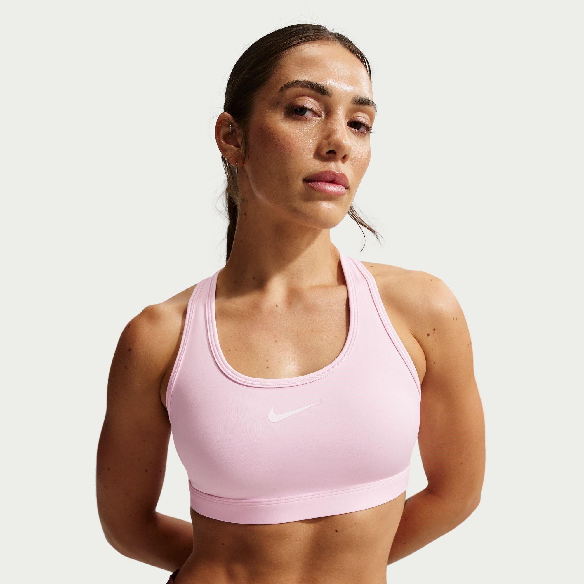 pink nike bra top