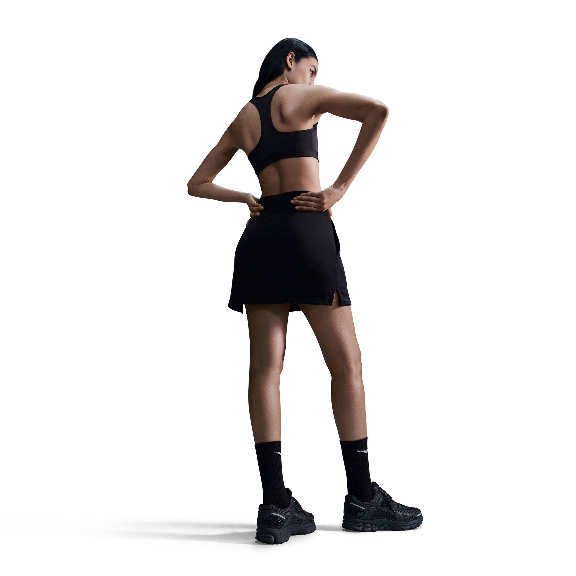 Black - Nike - Swoosh Women's Medium-Support 1-Piece Pad Sports Bra - 6