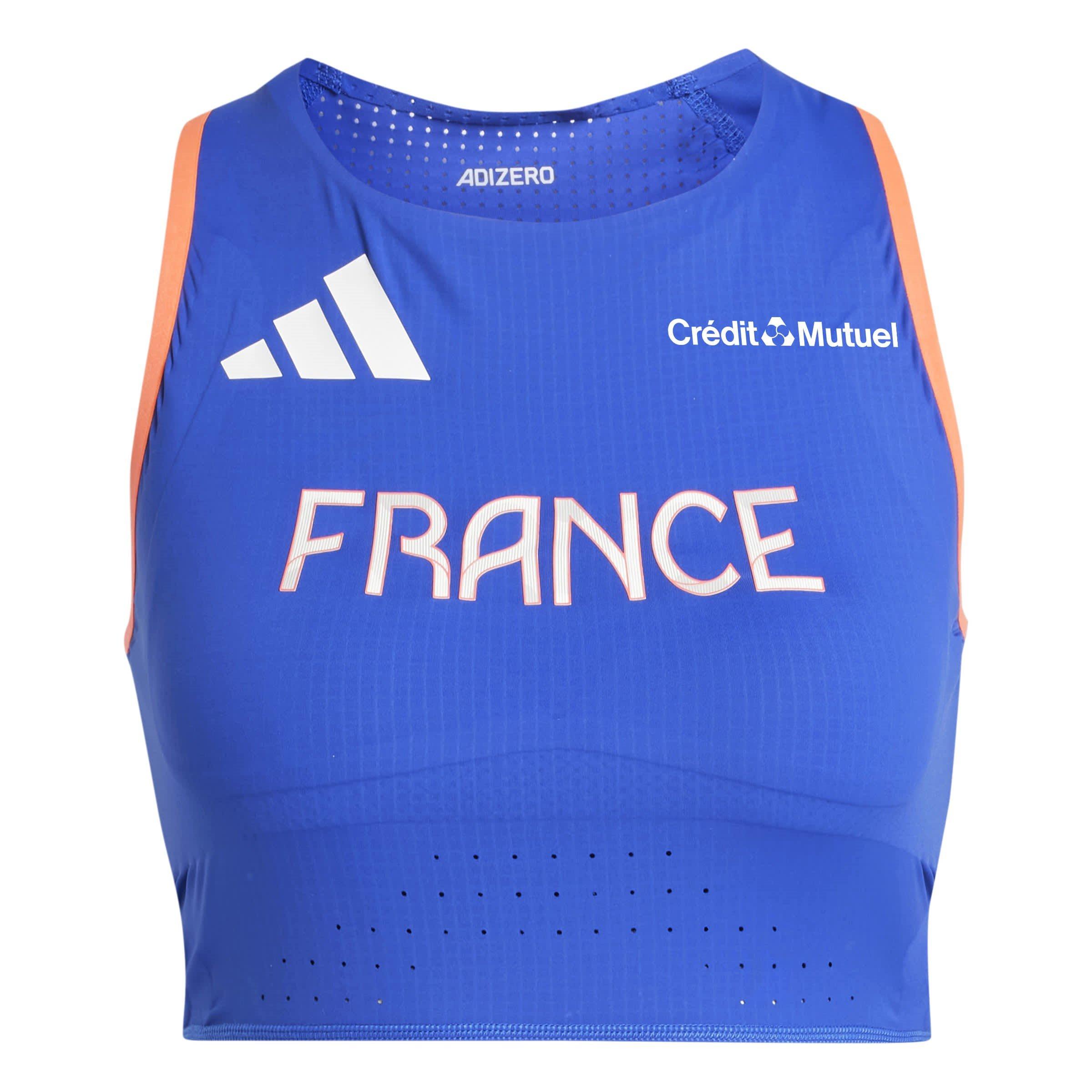 Polusvijetloplava - adidas - adidas Team F Crop W Gym Vest Womens - 1