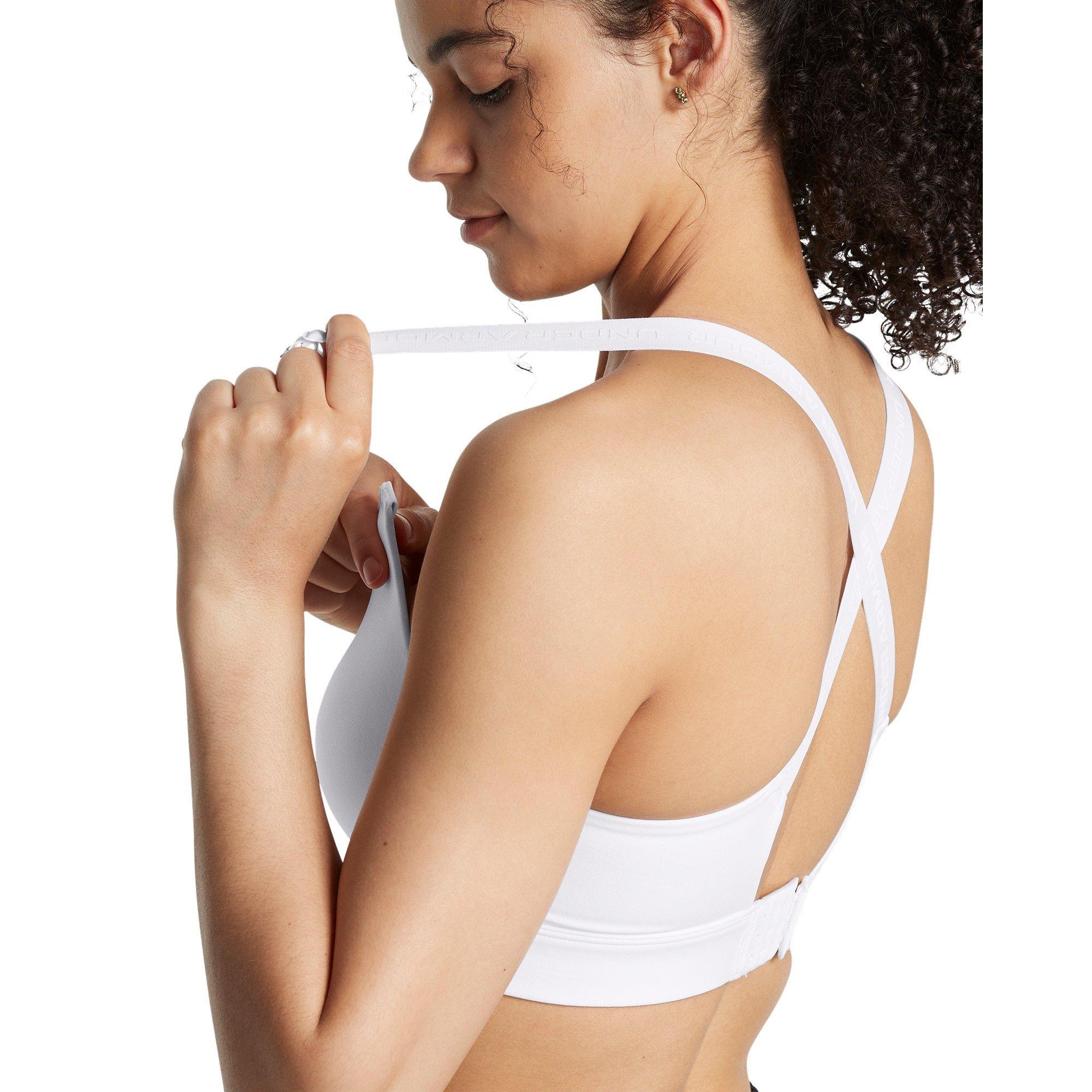 White/White - Under Armour - Women's Infinity High Impact Sports Bra - 5