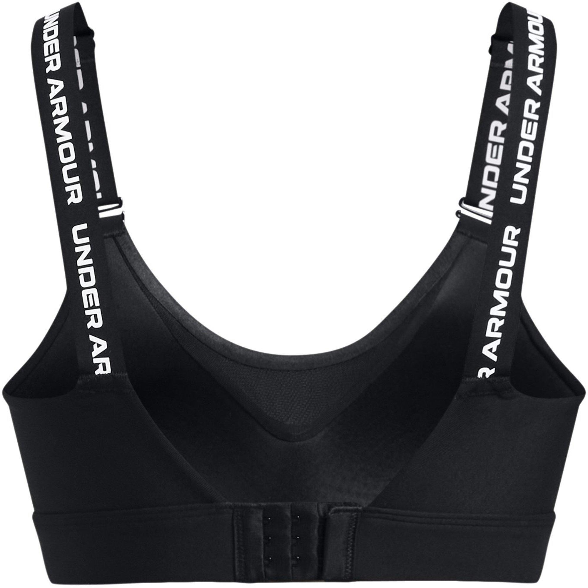 Black/White - Under Armour - Infinity High Impact Sports Bra - 2