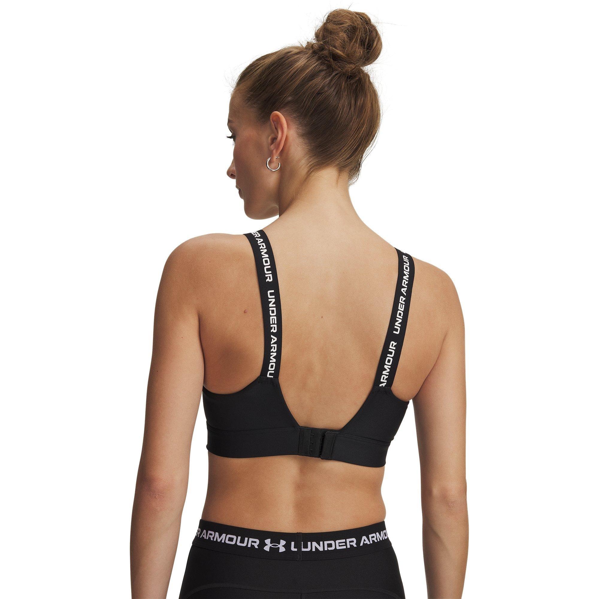 Black/White - Under Armour - Infinity High Impact Sports Bra - 4