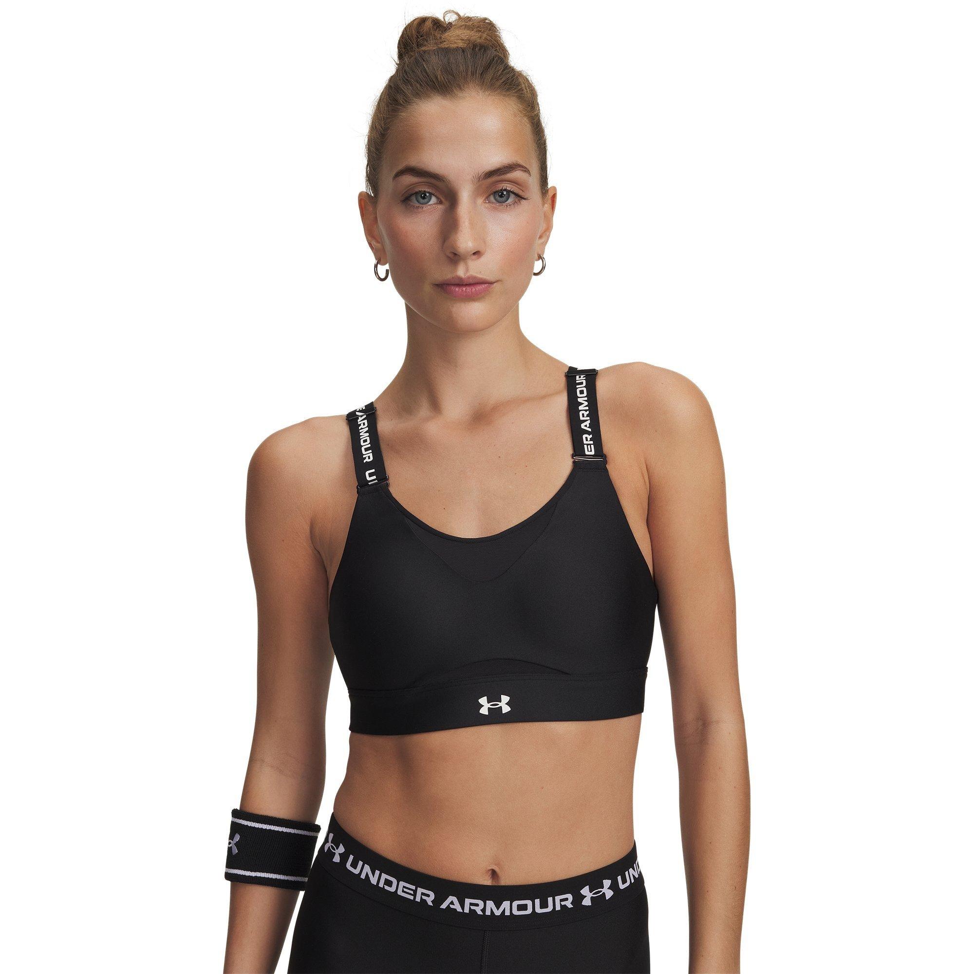 Black/White - Under Armour - Infinity High Impact Sports Bra - 6