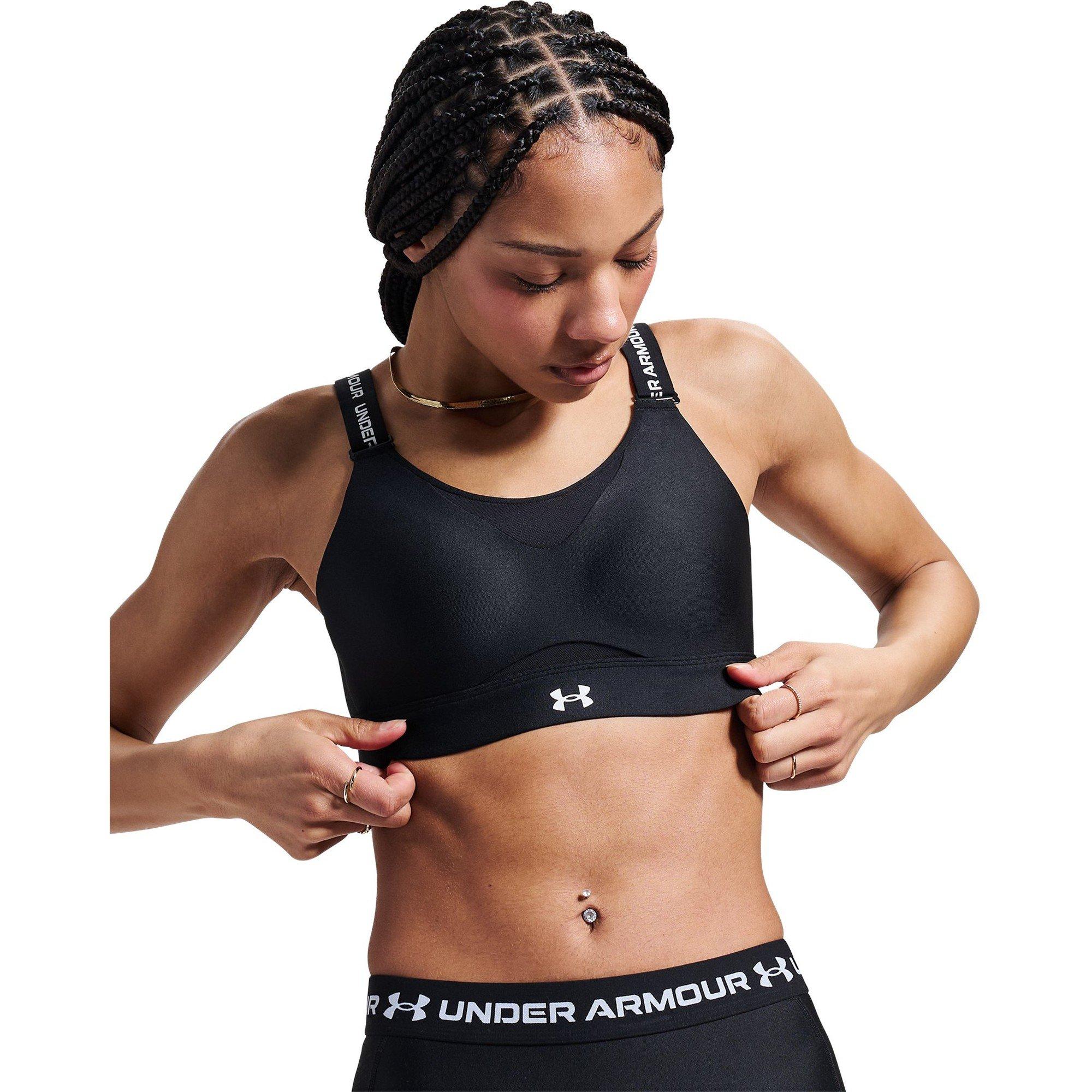 Black/White - Under Armour - Women's Infinity High Impact Sports Bra - 10