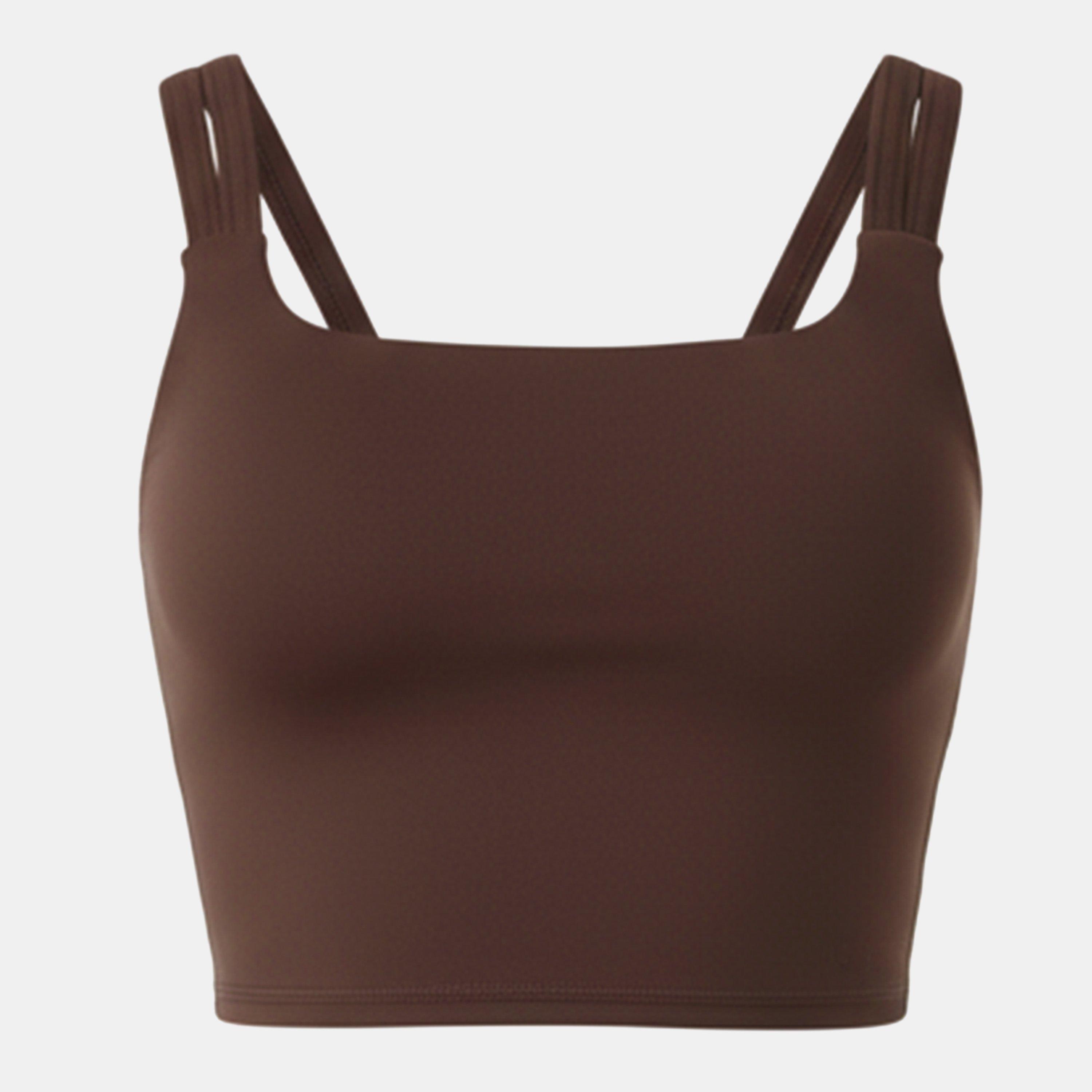 Usa Pro Women's Strappy Performance Gym Vest - Espresso - 10 (38)